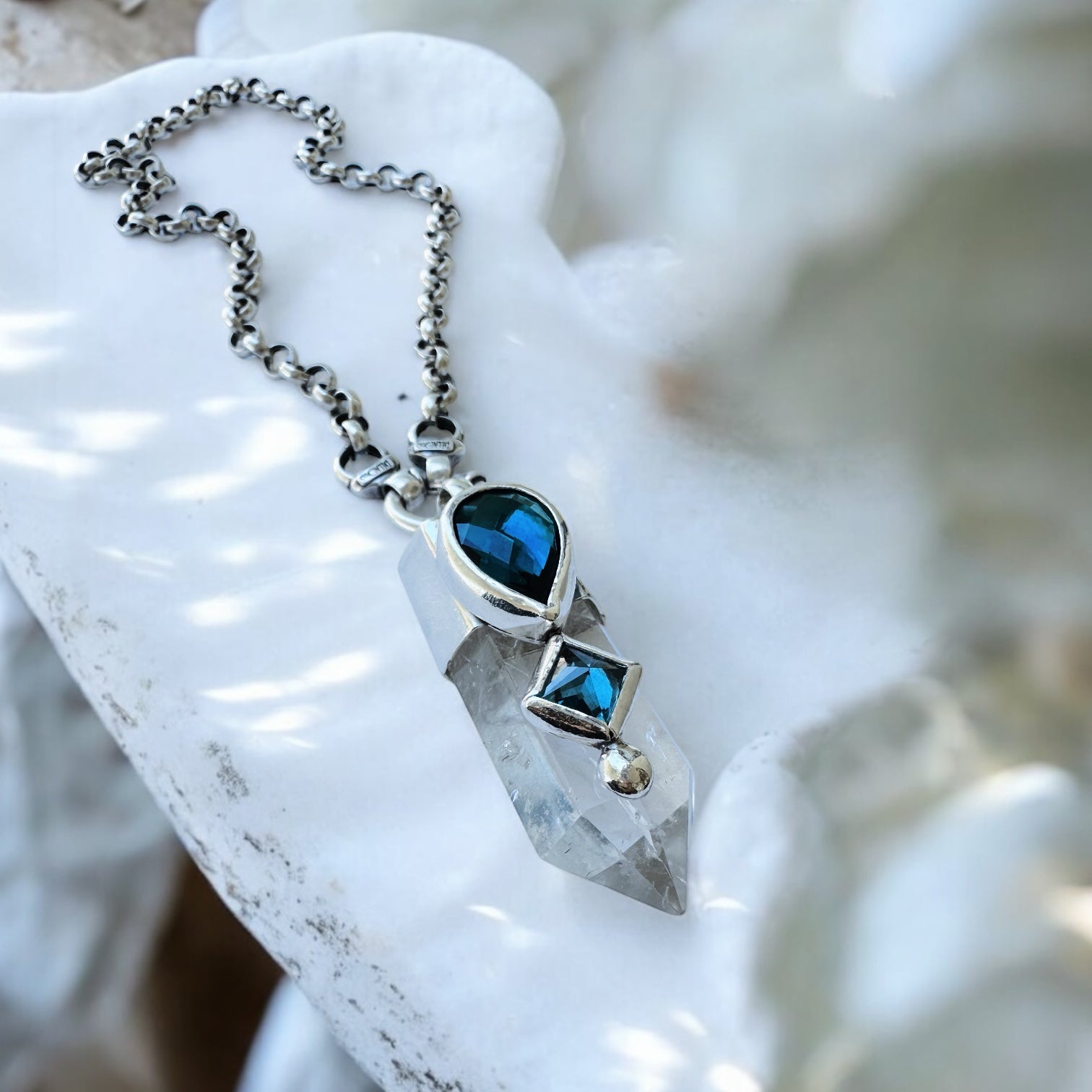 Colgante Punta Cuarzo Paraíso III