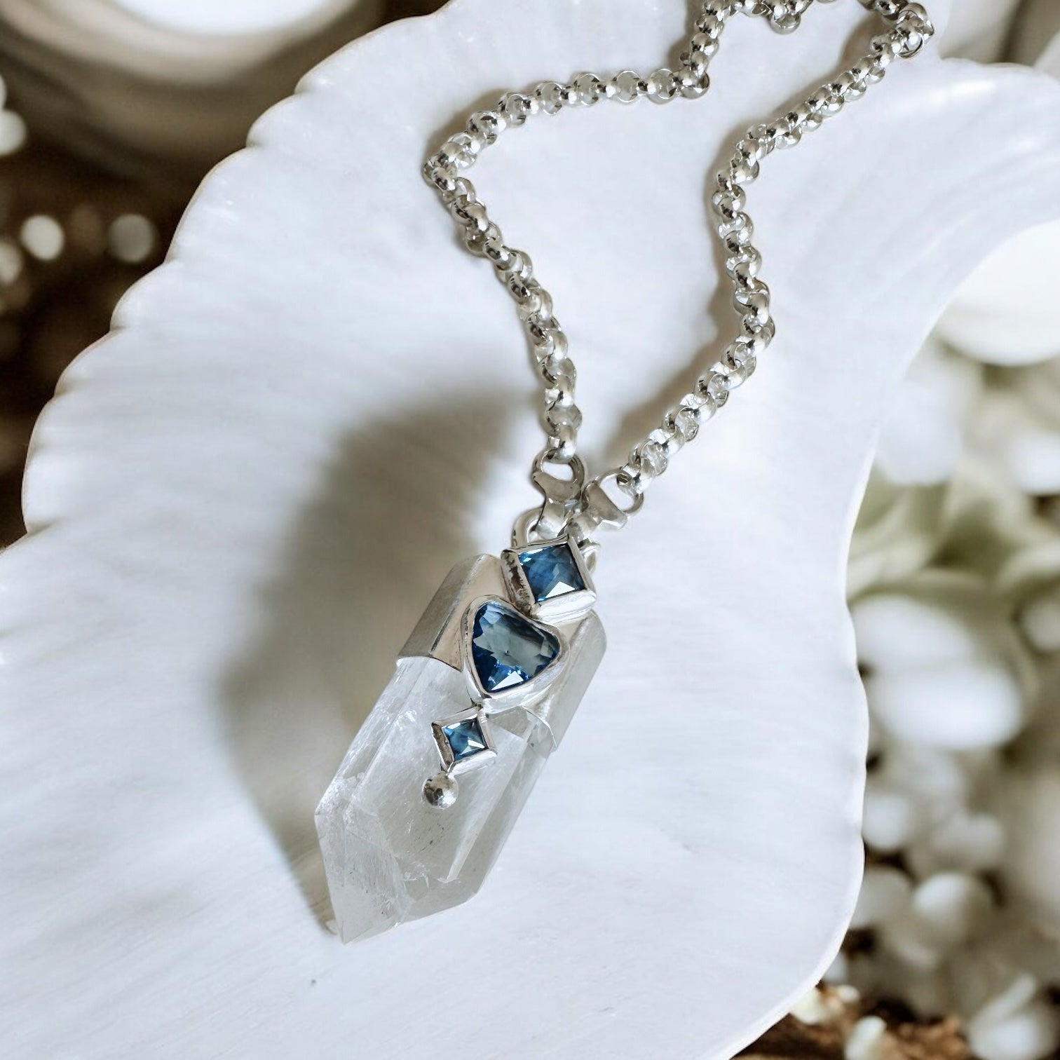 Colgante Punta Cuarzo Paraíso IV