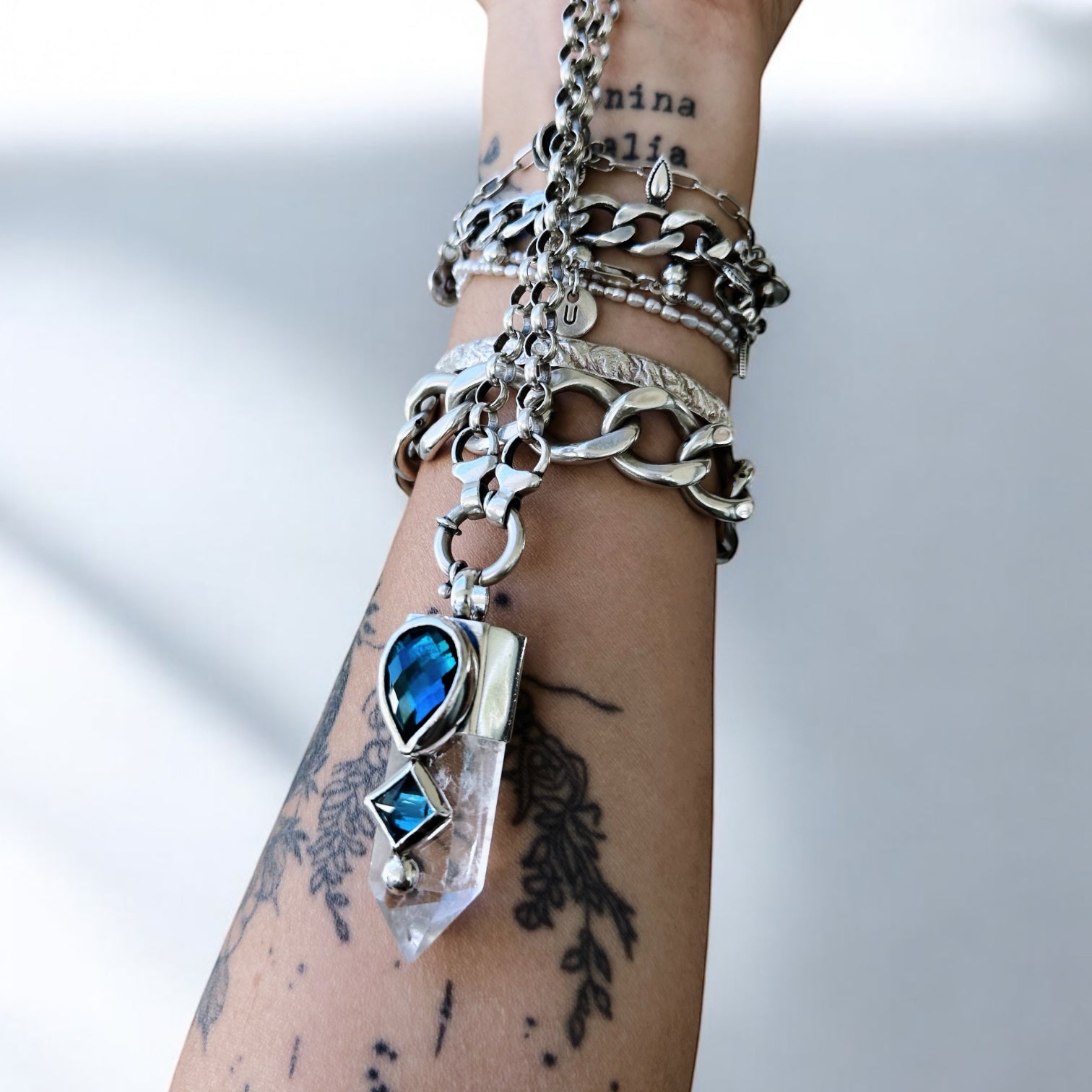 Colgante Punta Cuarzo Paraíso III