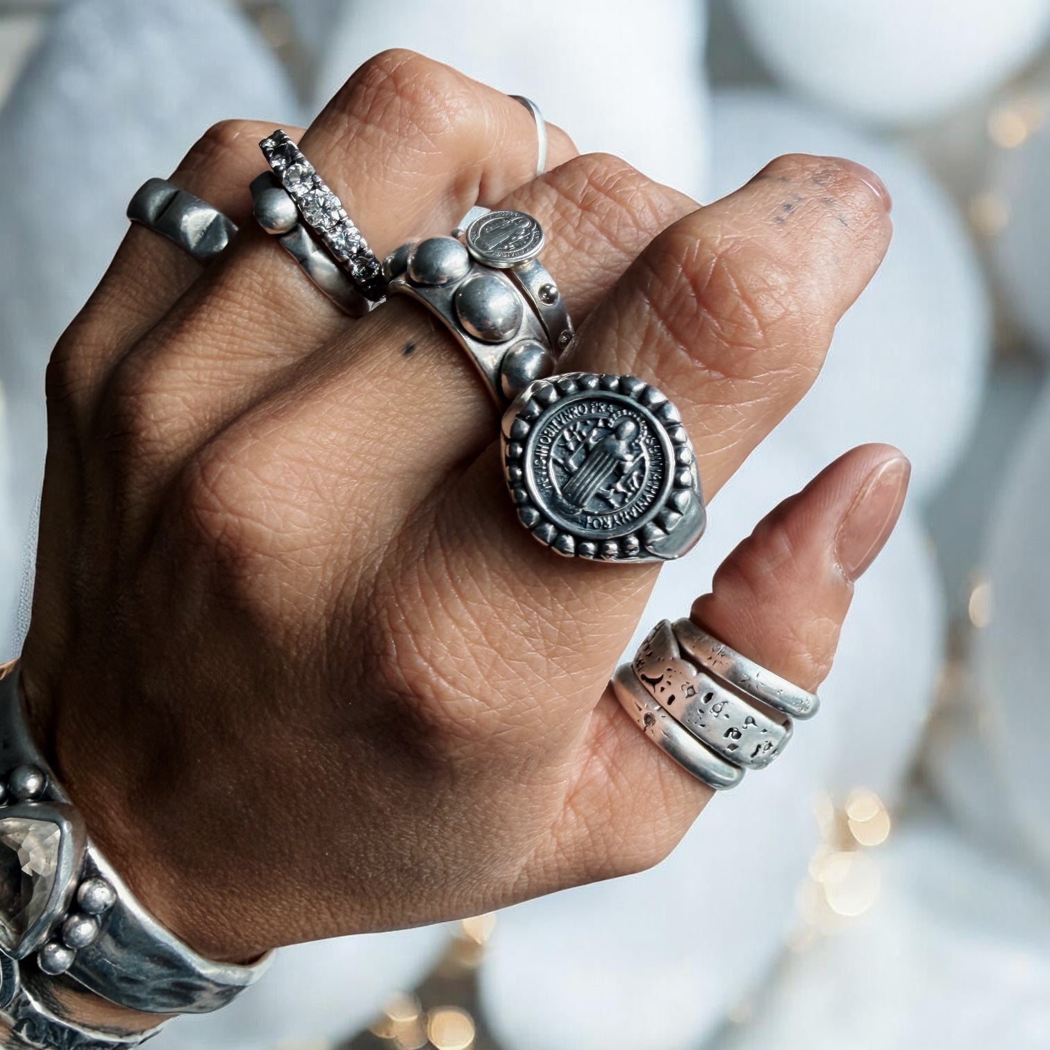 Anillo Sello San Benito