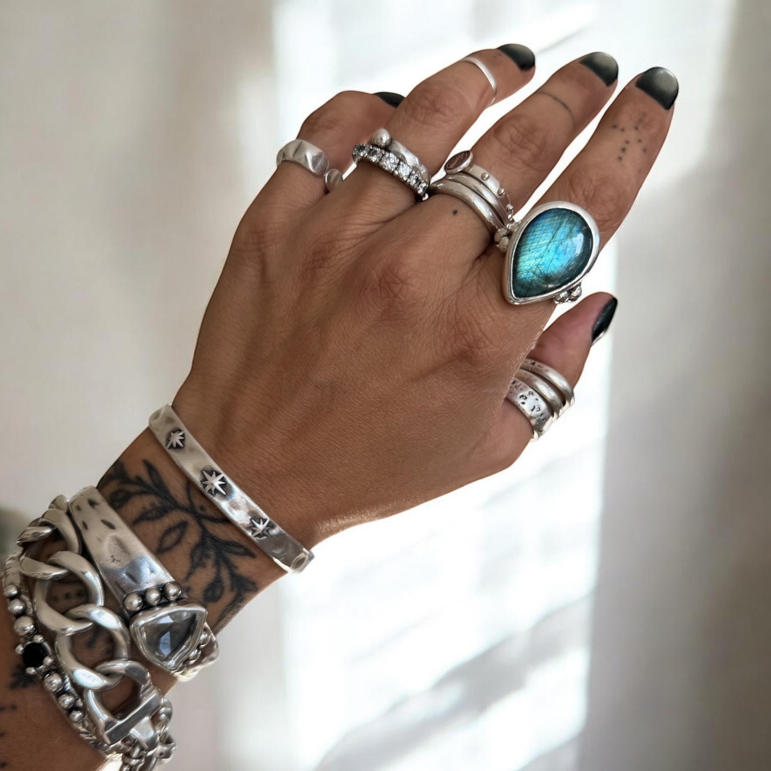 Anillo Lauri Labradorita