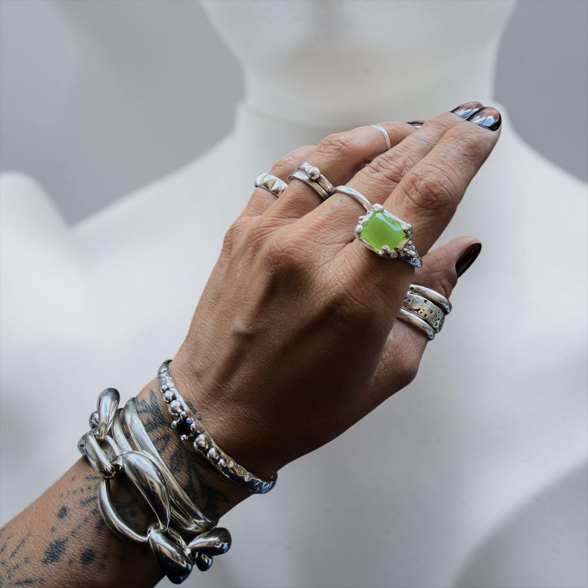 Anillo Allegoria - Apple Green