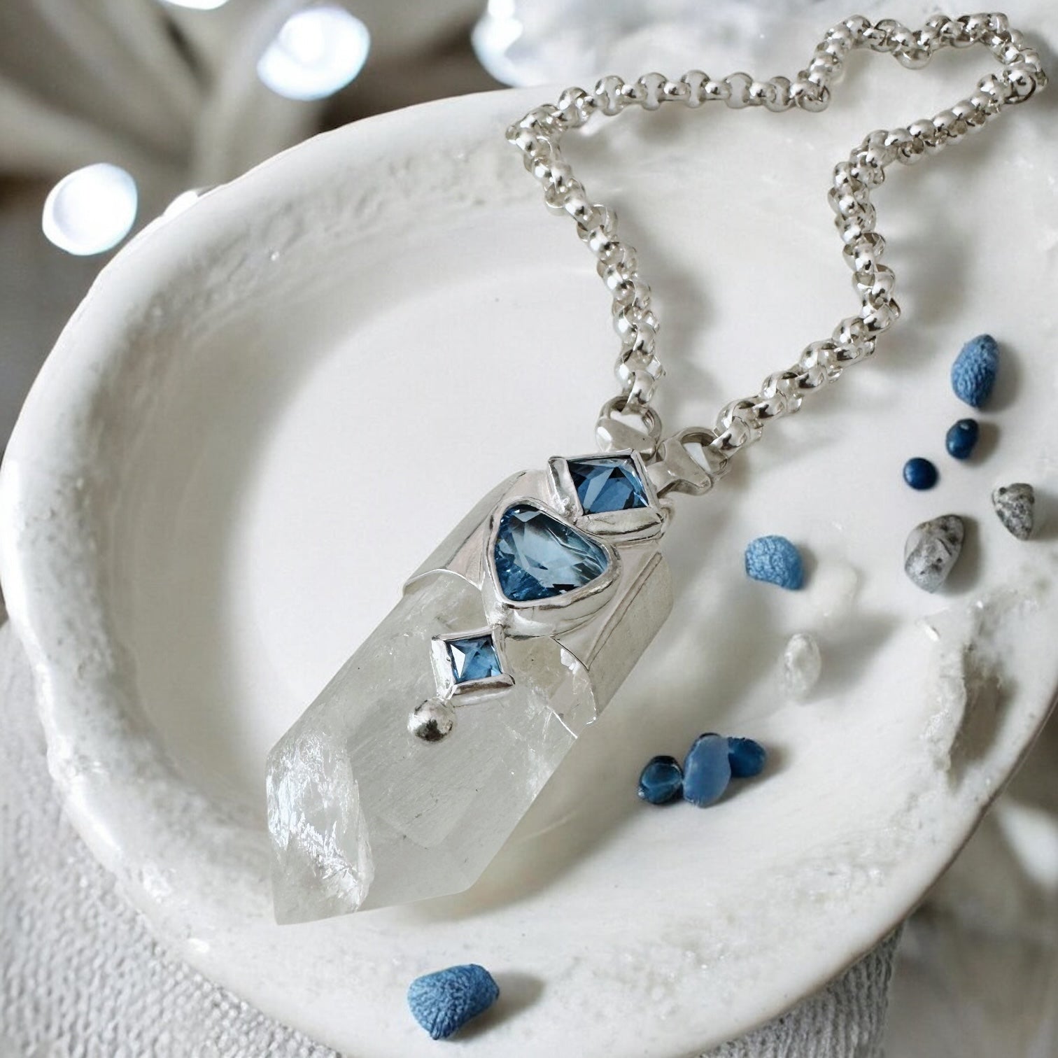 Colgante Punta Cuarzo Paraíso IV