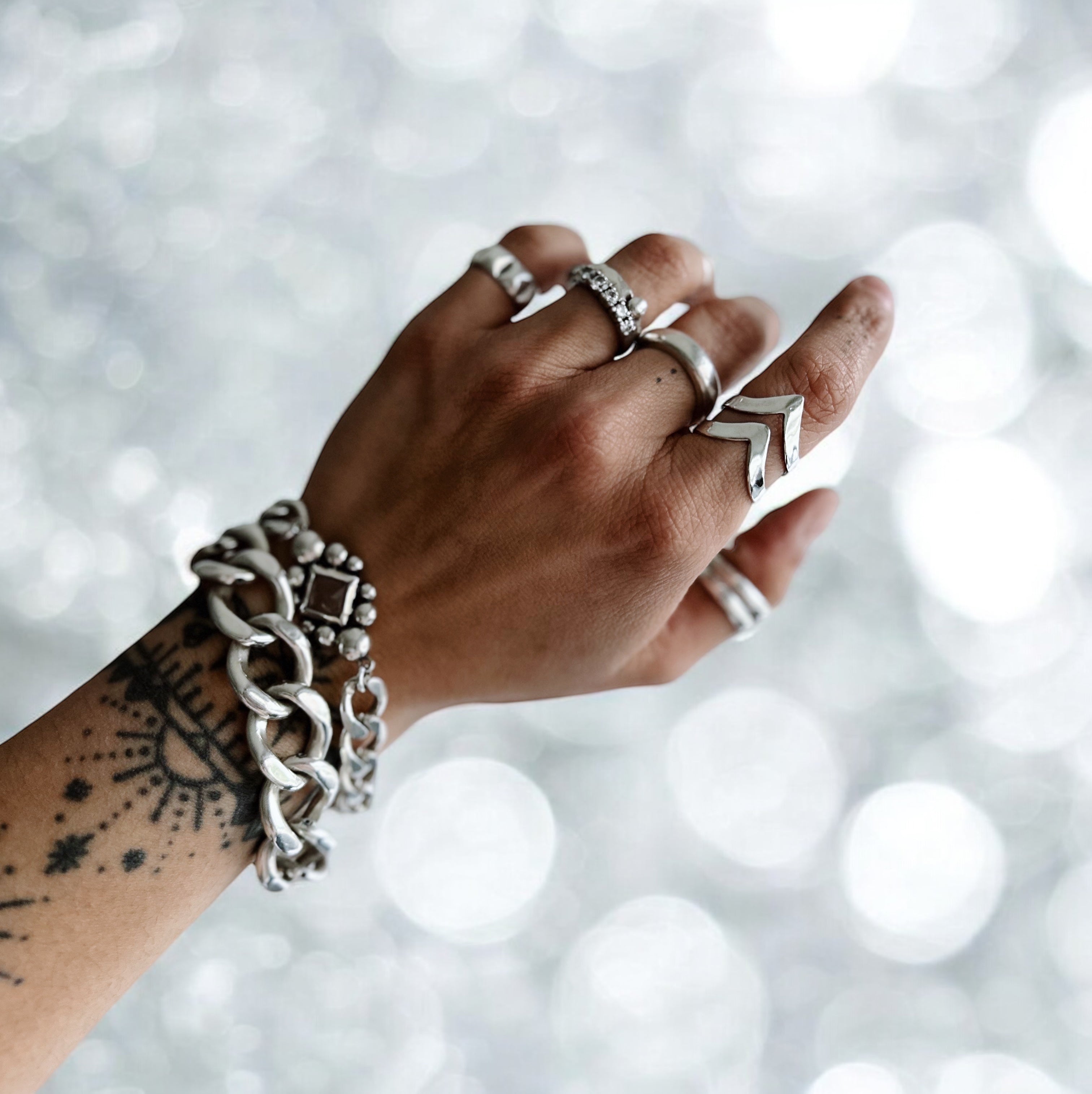 Anillo Doble Chevron