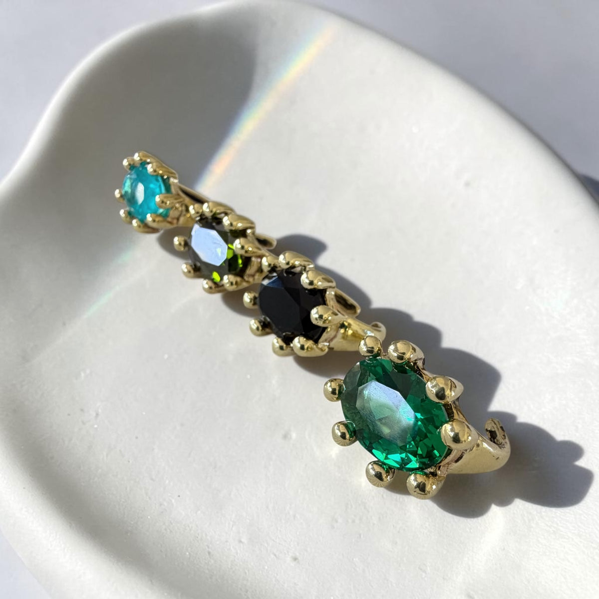 Anillo Refugio Bronce - Peridoto