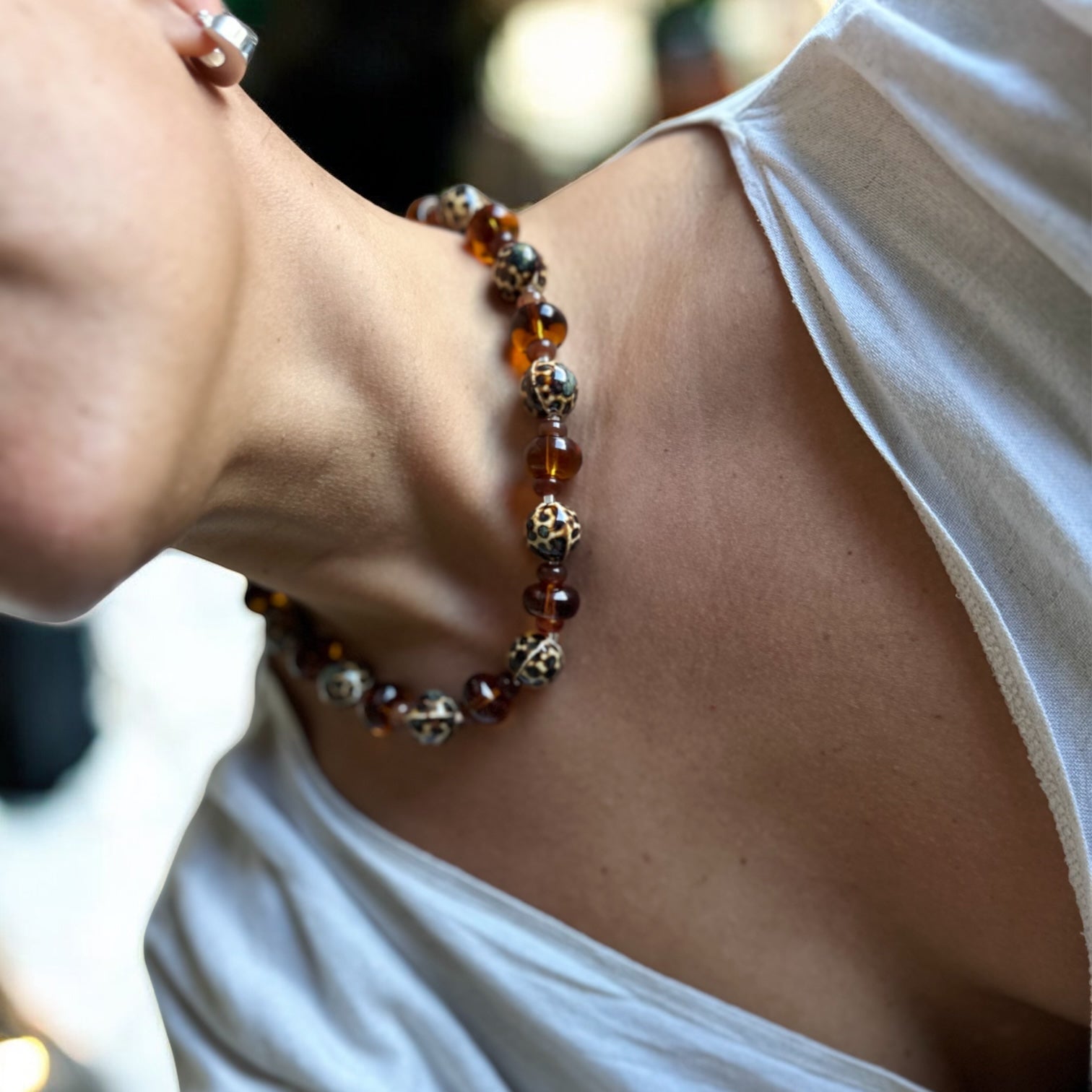 Collar Vilma - Leopard Print