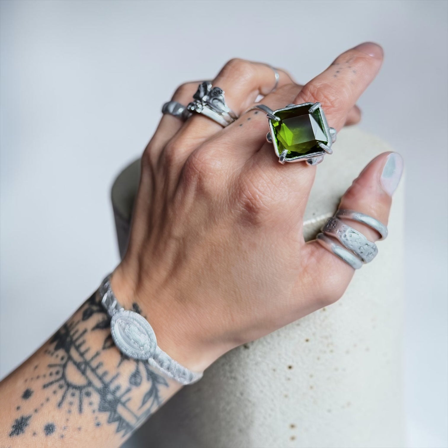 Anillo Soberana - Green Apple