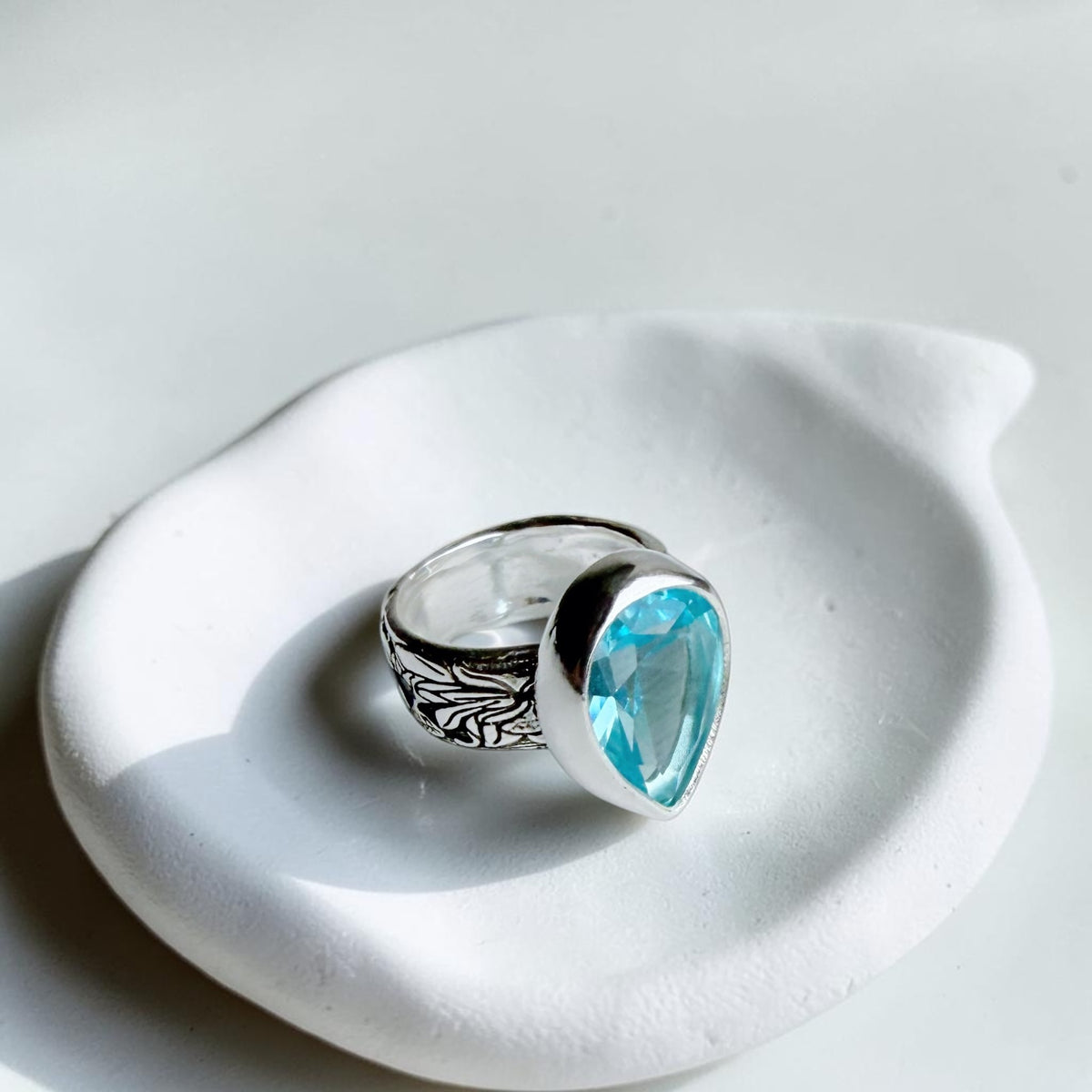 Anillo Flamenco Gota / Piedra a eleccion