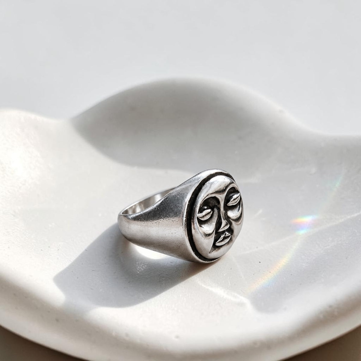 Anillo Sello Moonface