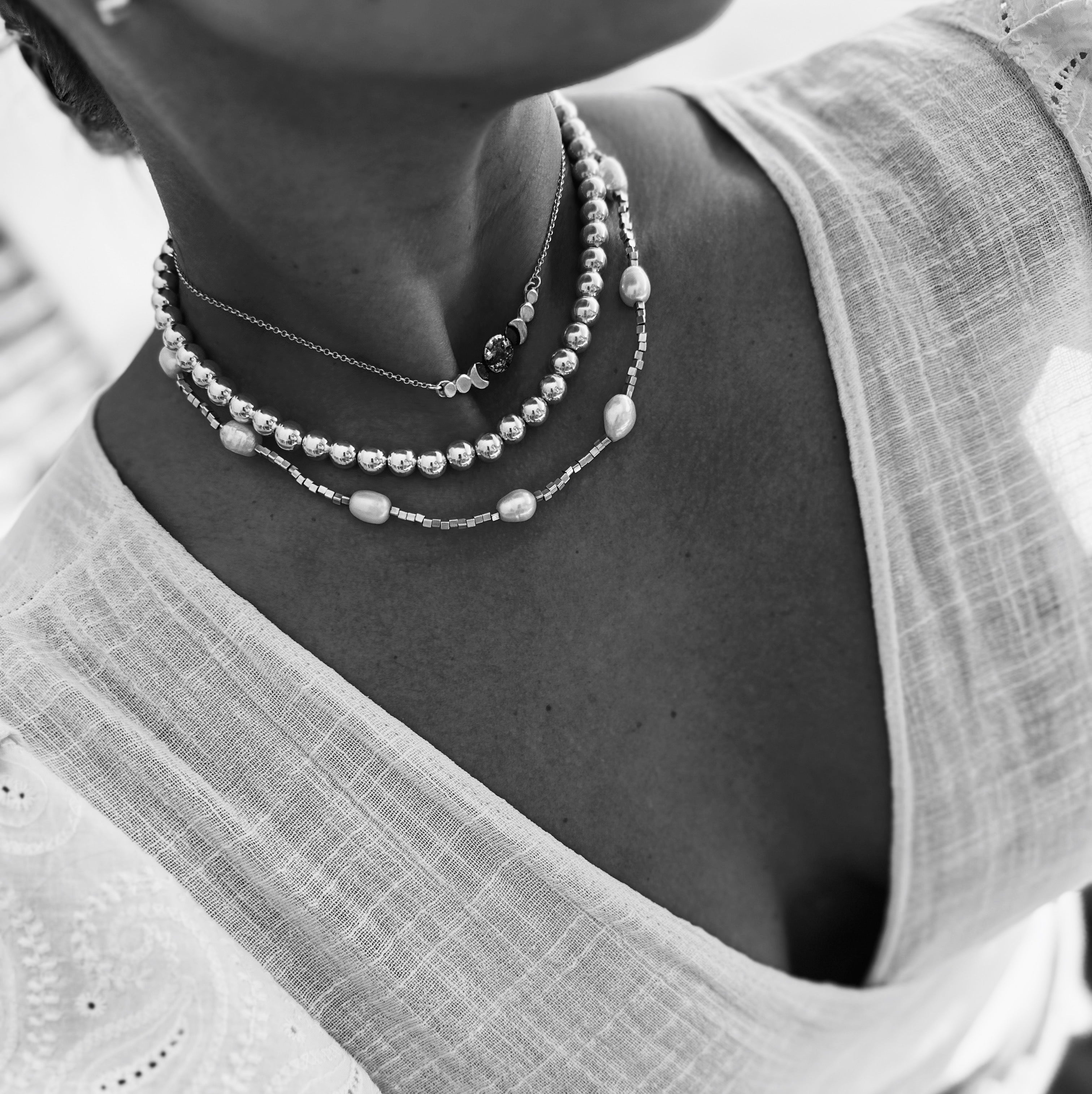 Collar Rocking Balls - Total Silver