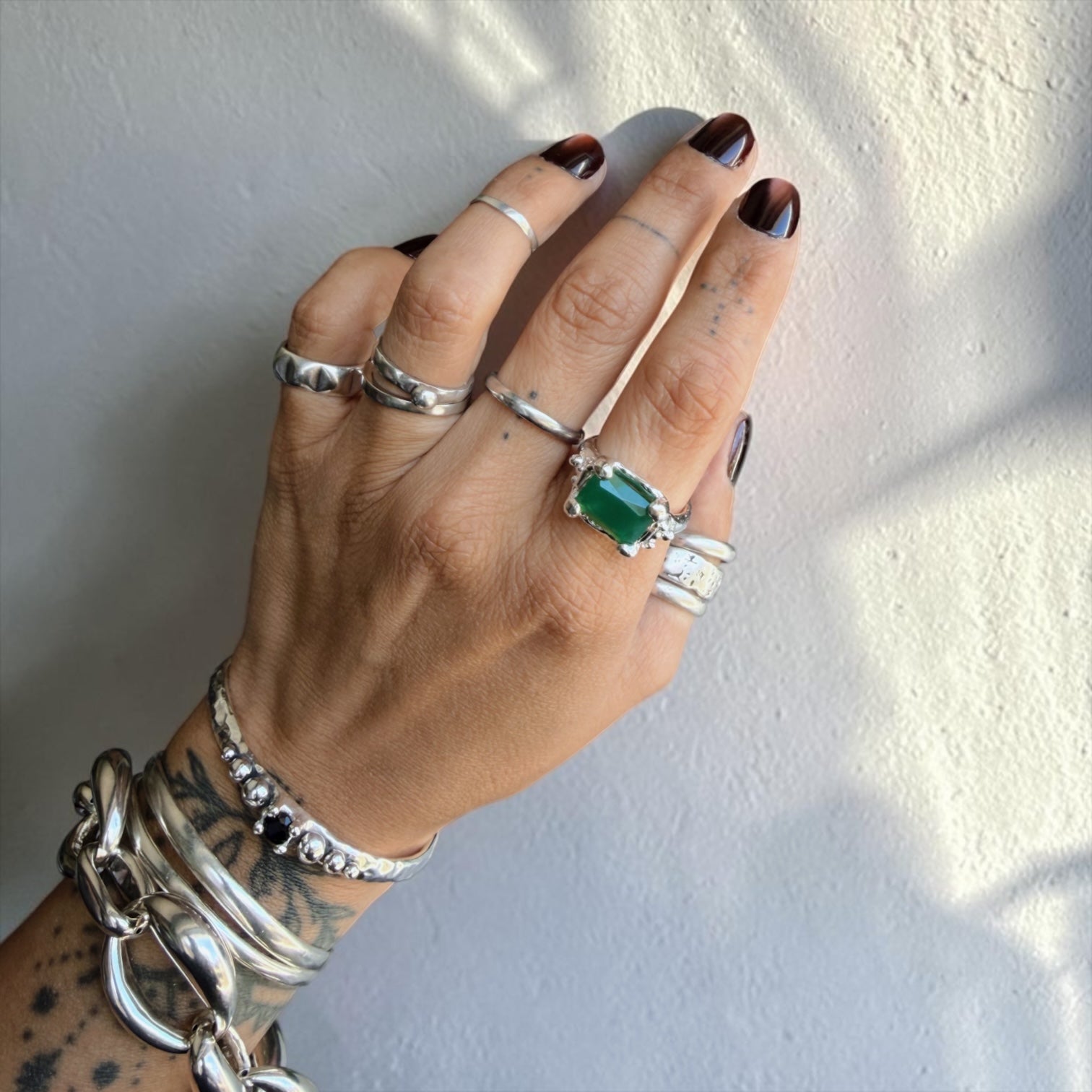 Anillo Allegoria - Emerald Green
