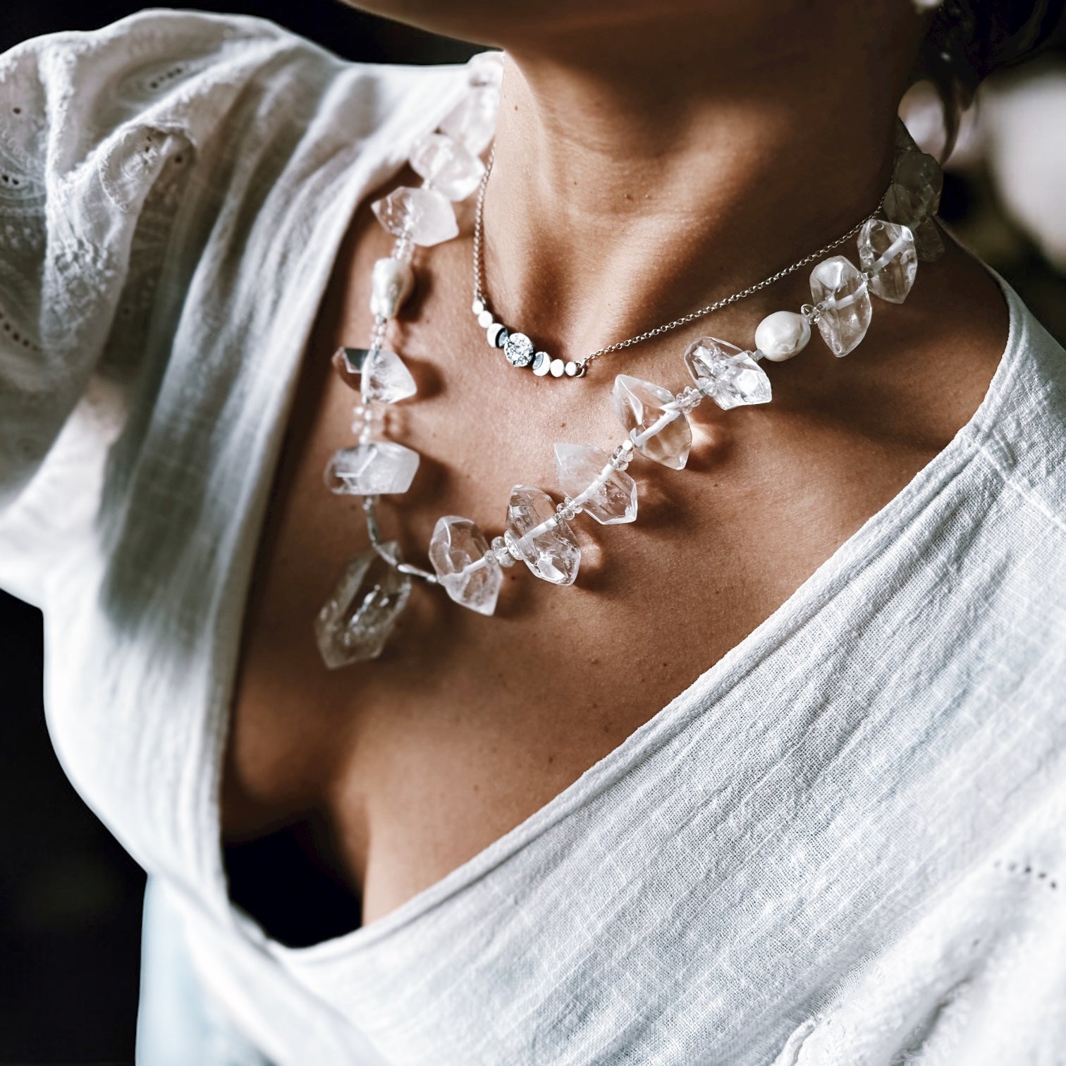 Collar Tibetano - Total Quartz of my Heart