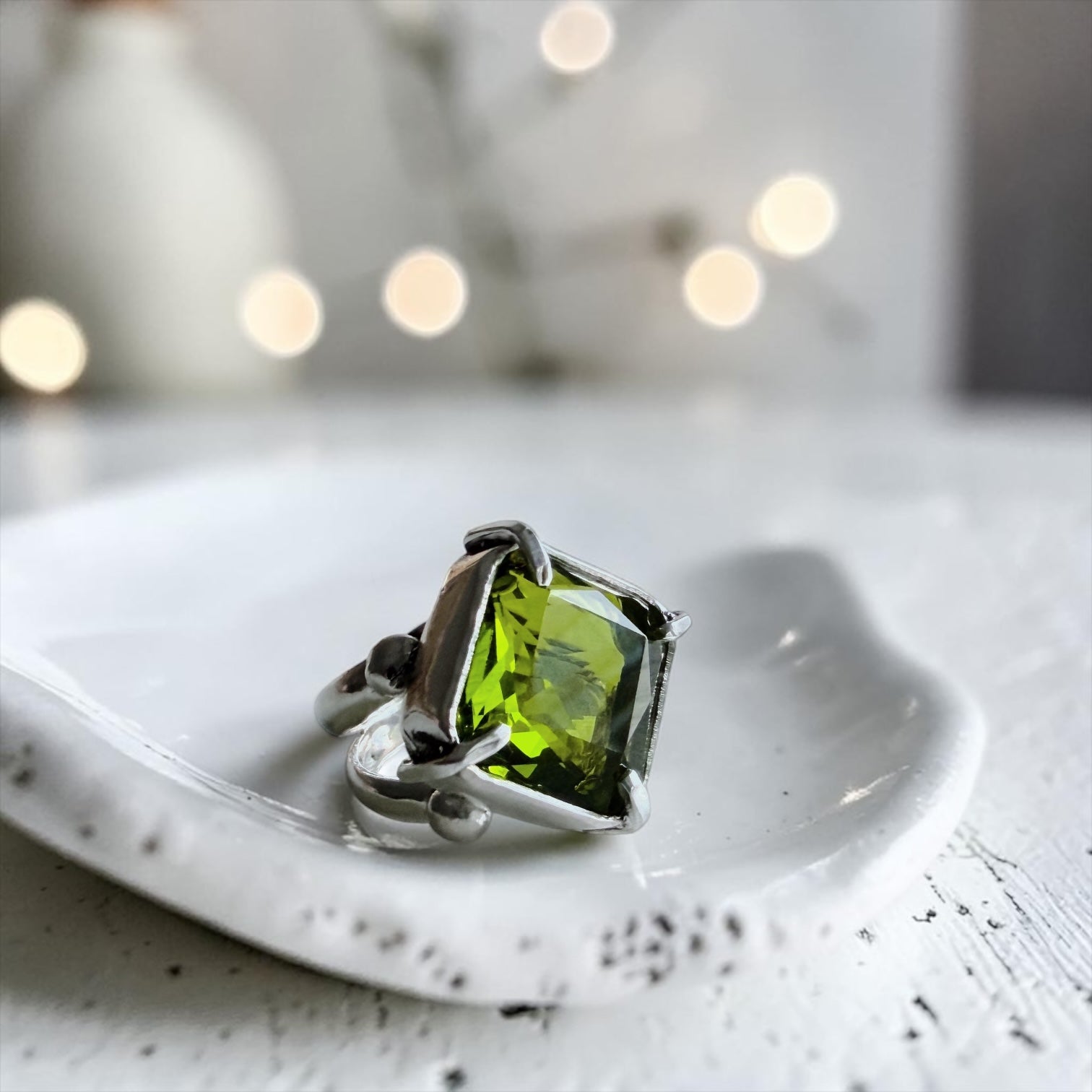 Anillo Soberana - Green Apple
