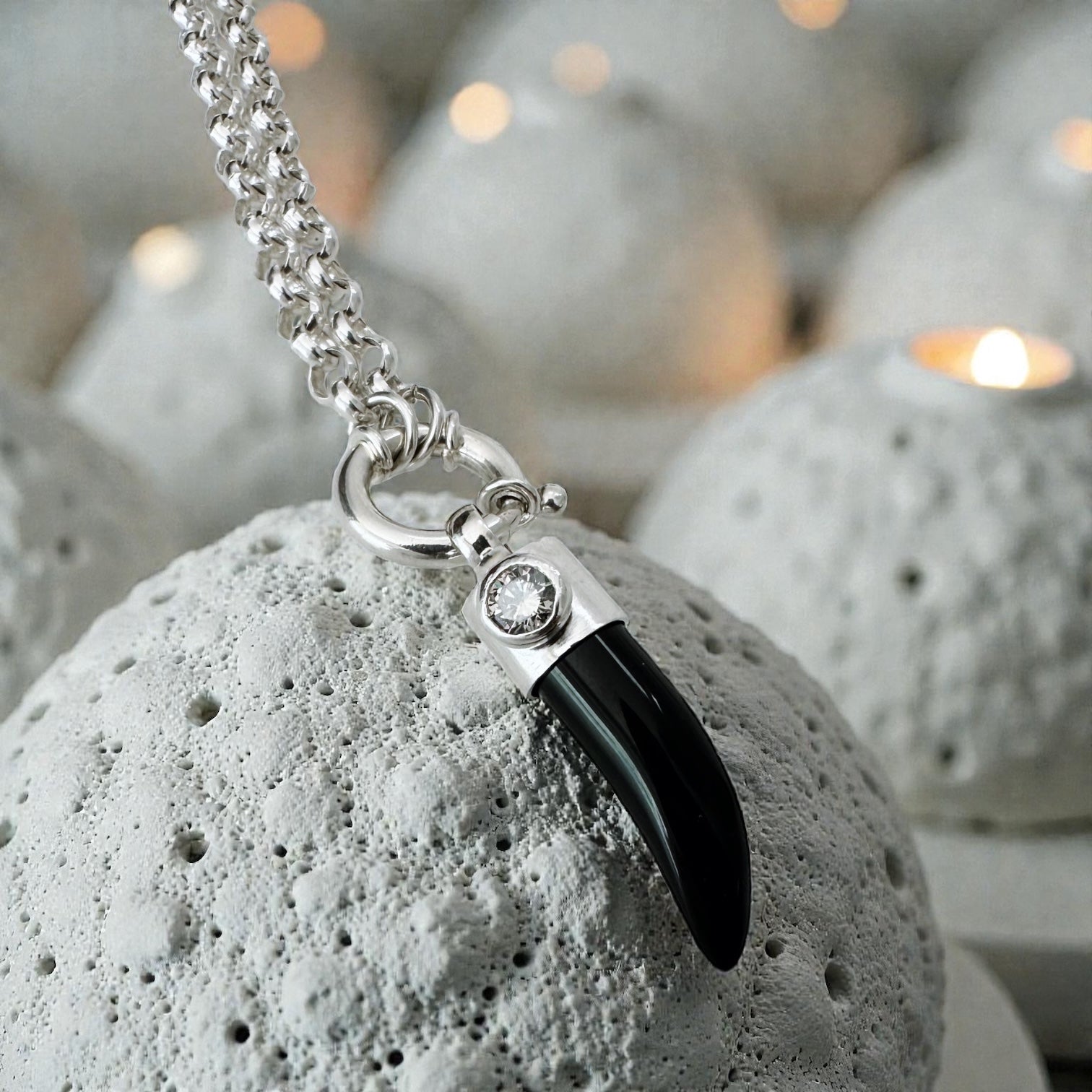 Colgante Cornicello Nero