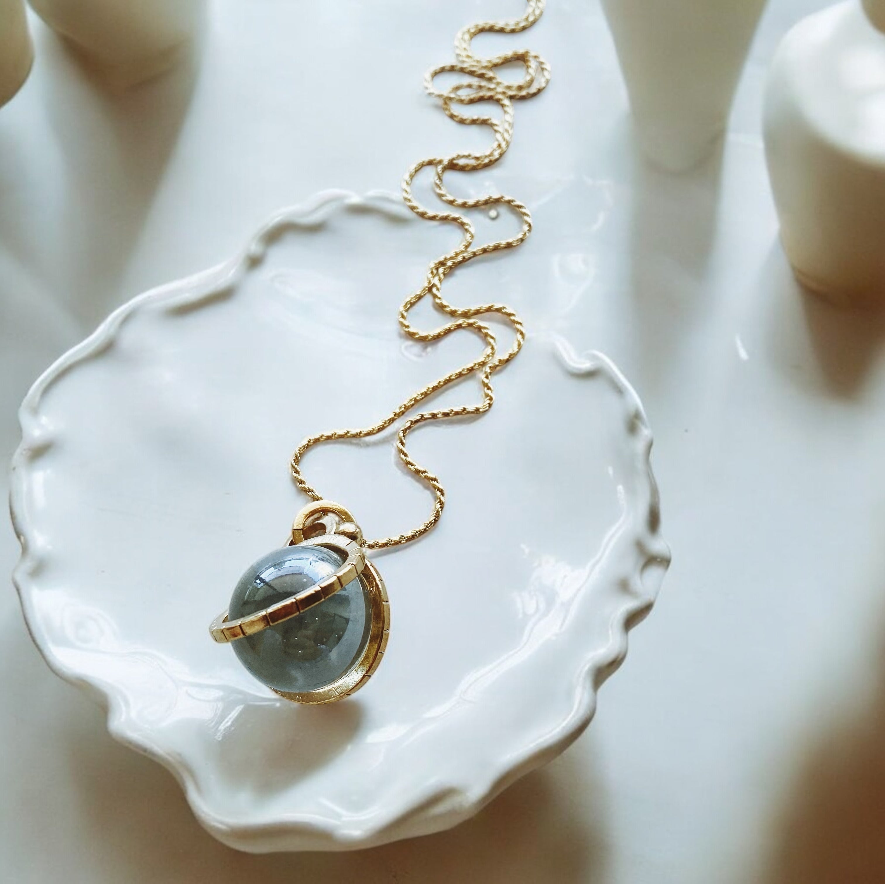 Collar Halo Aura Silver “xs” Gold