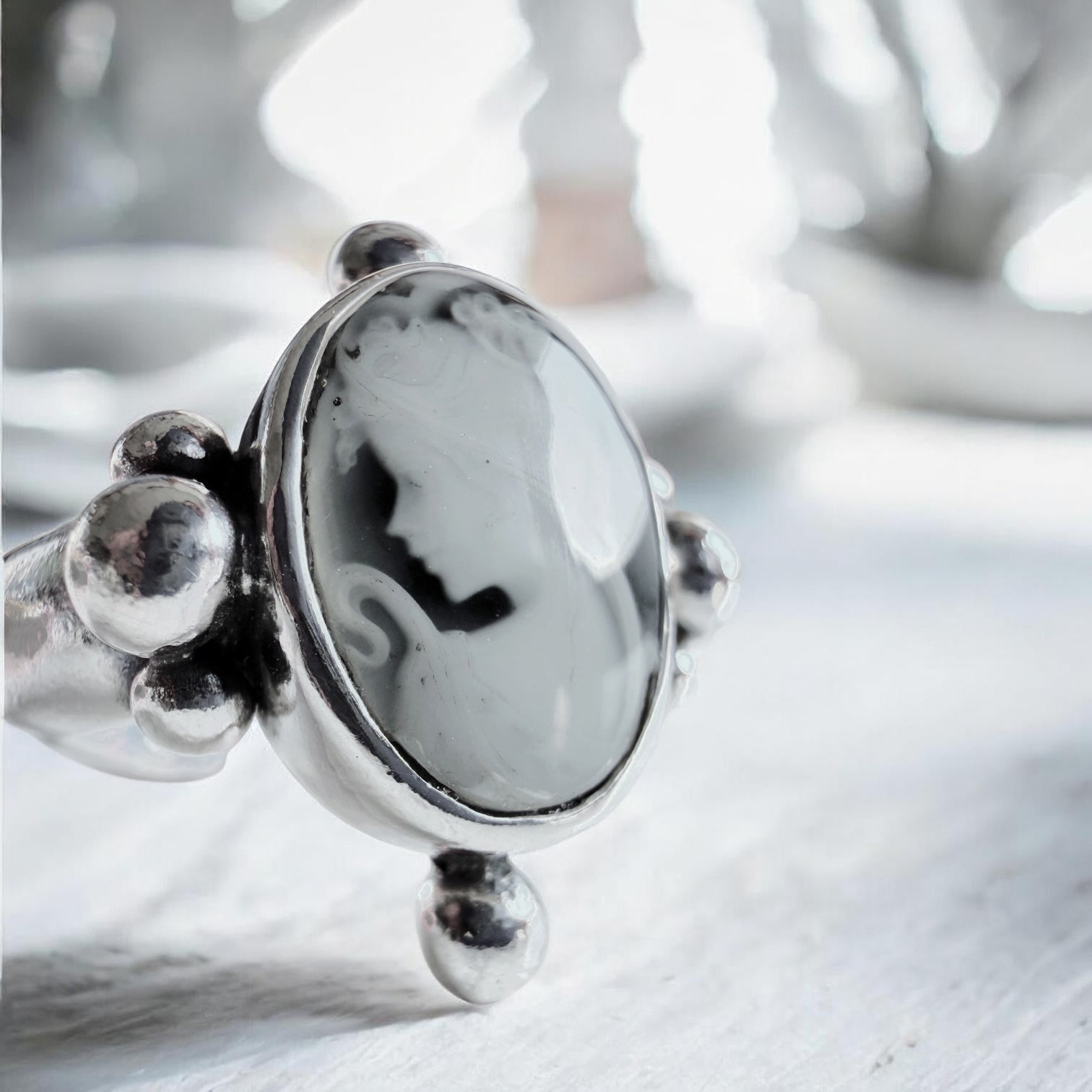 Anillo Camafeo Aurelia - Black