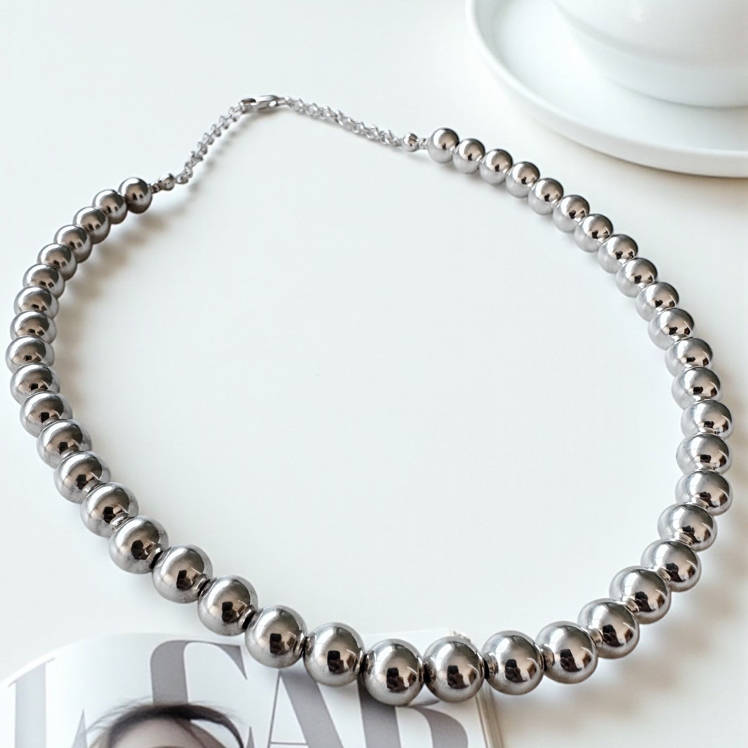 Collar Rocking Bolera Total Silver - Talla M y S