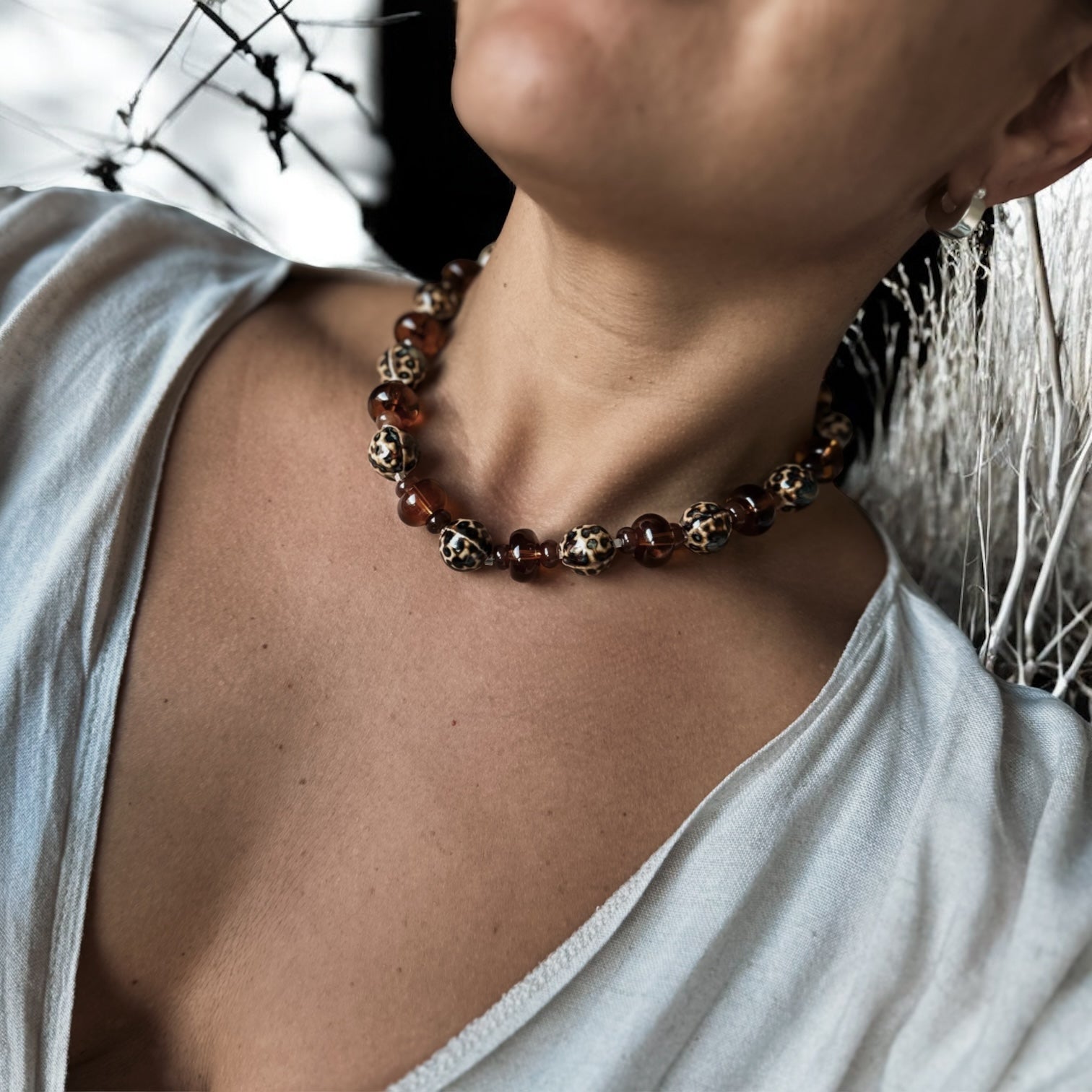 Collar Vilma - Leopard Print