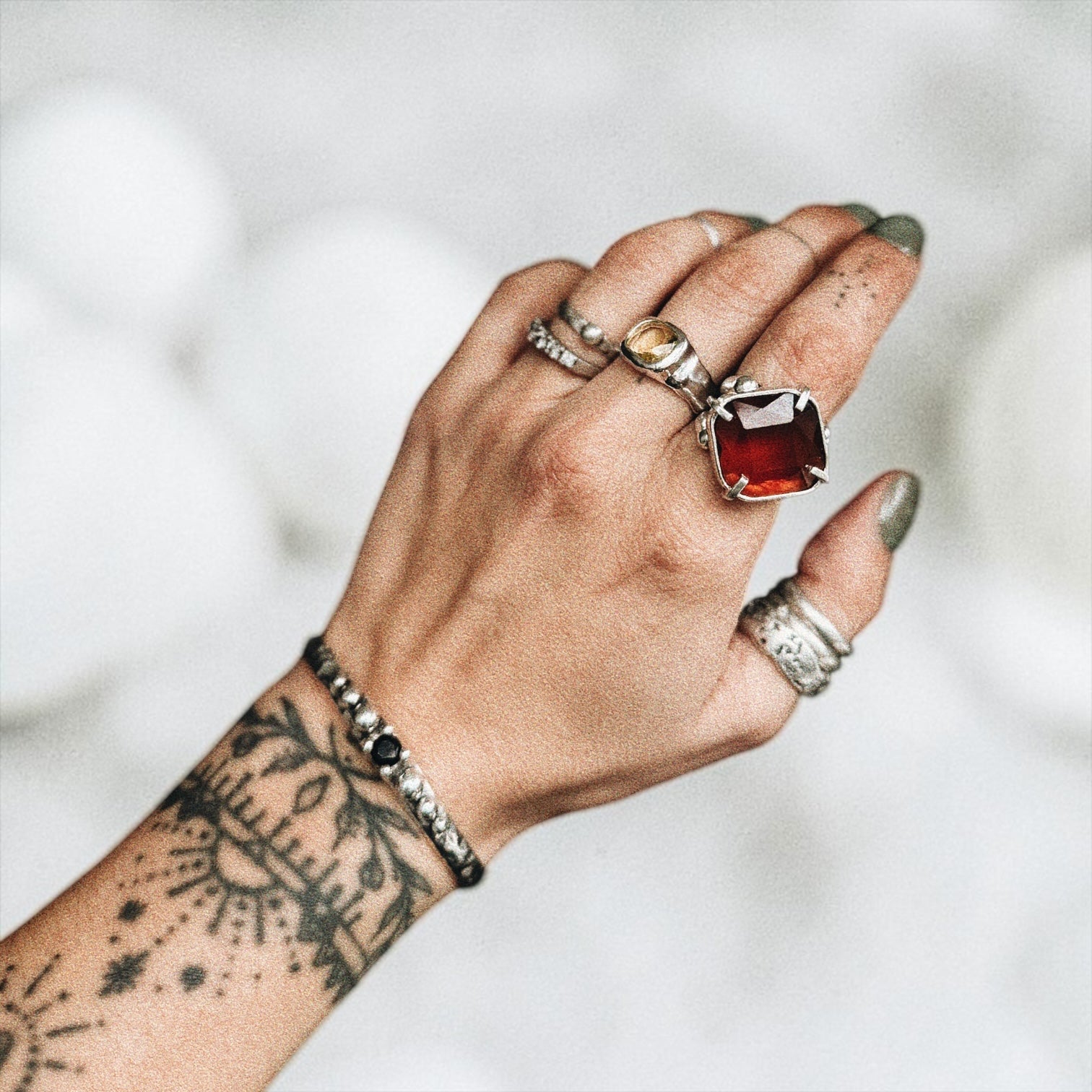 Anillo Soberana - Ámbar