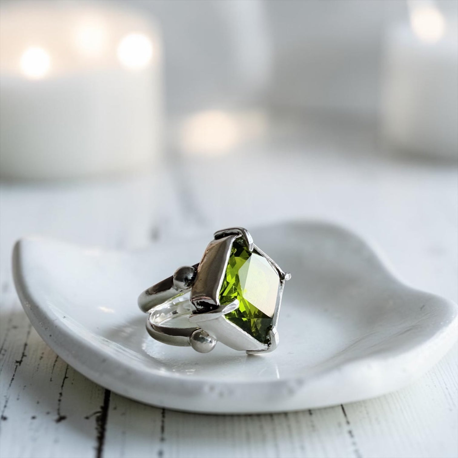 Anillo Soberana - Green Apple