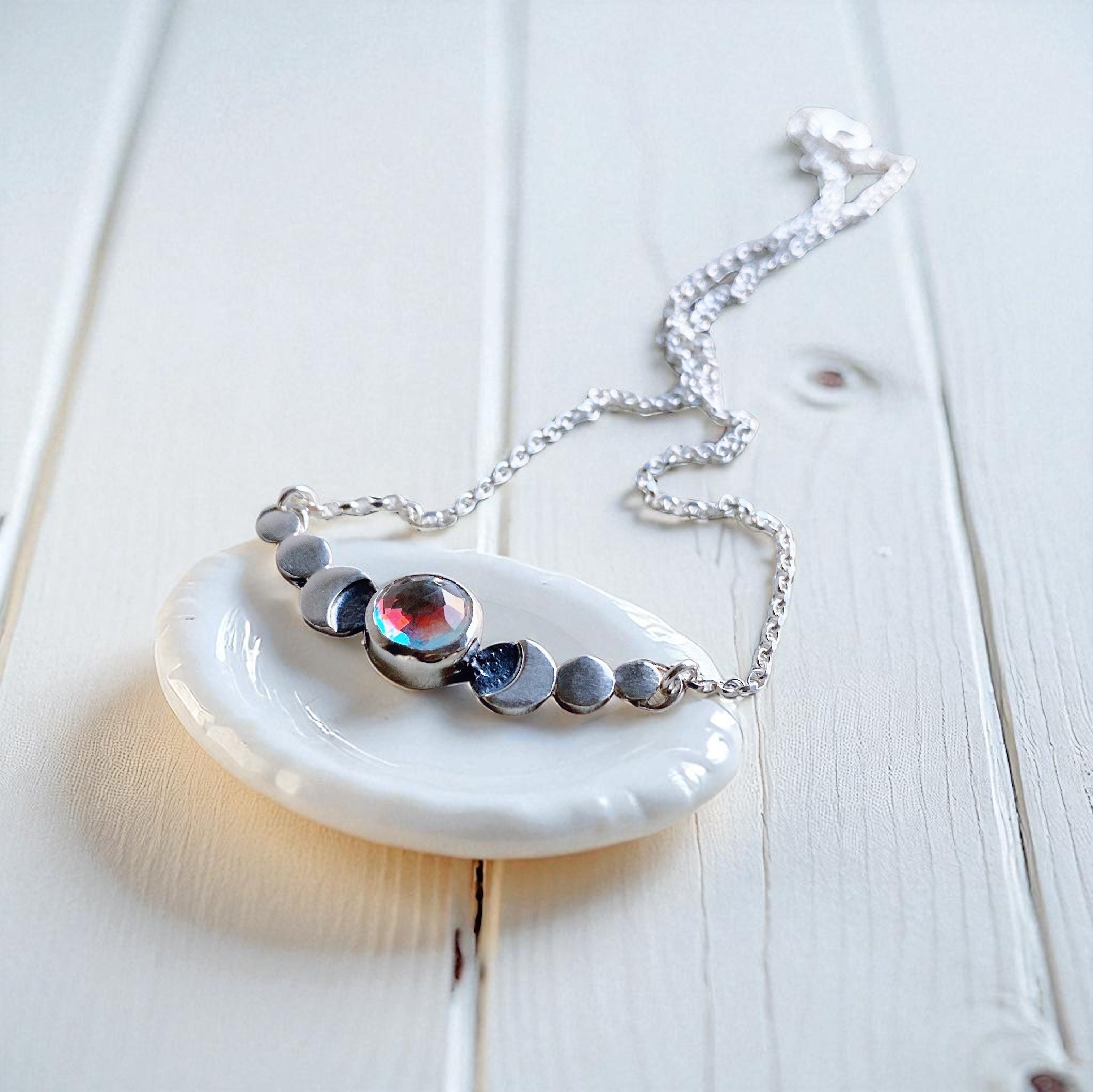 Collar Fases Very Moon Aurora Boreal