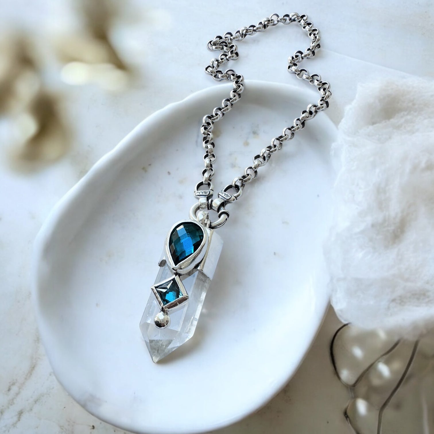 Colgante Punta Cuarzo Paraíso III