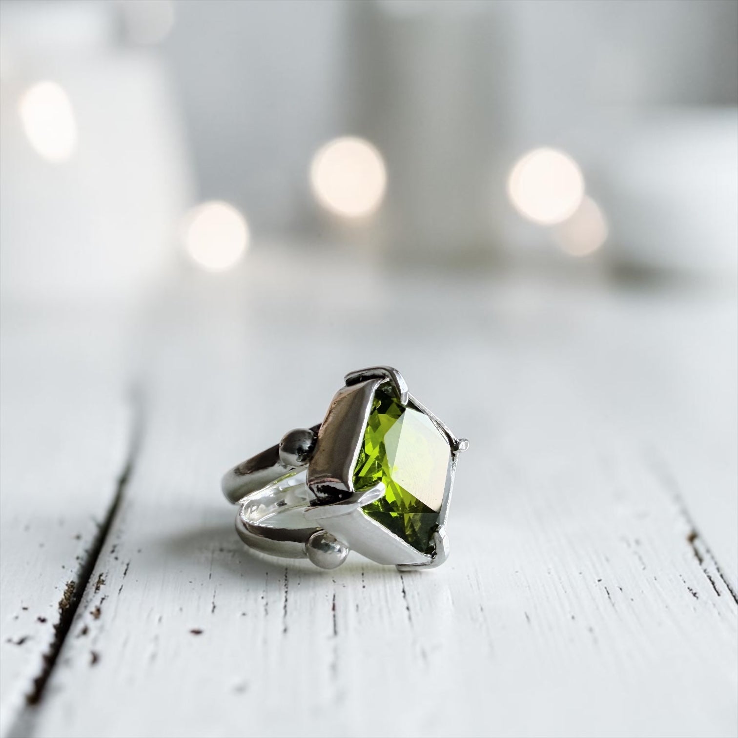 Anillo Soberana - Green Apple