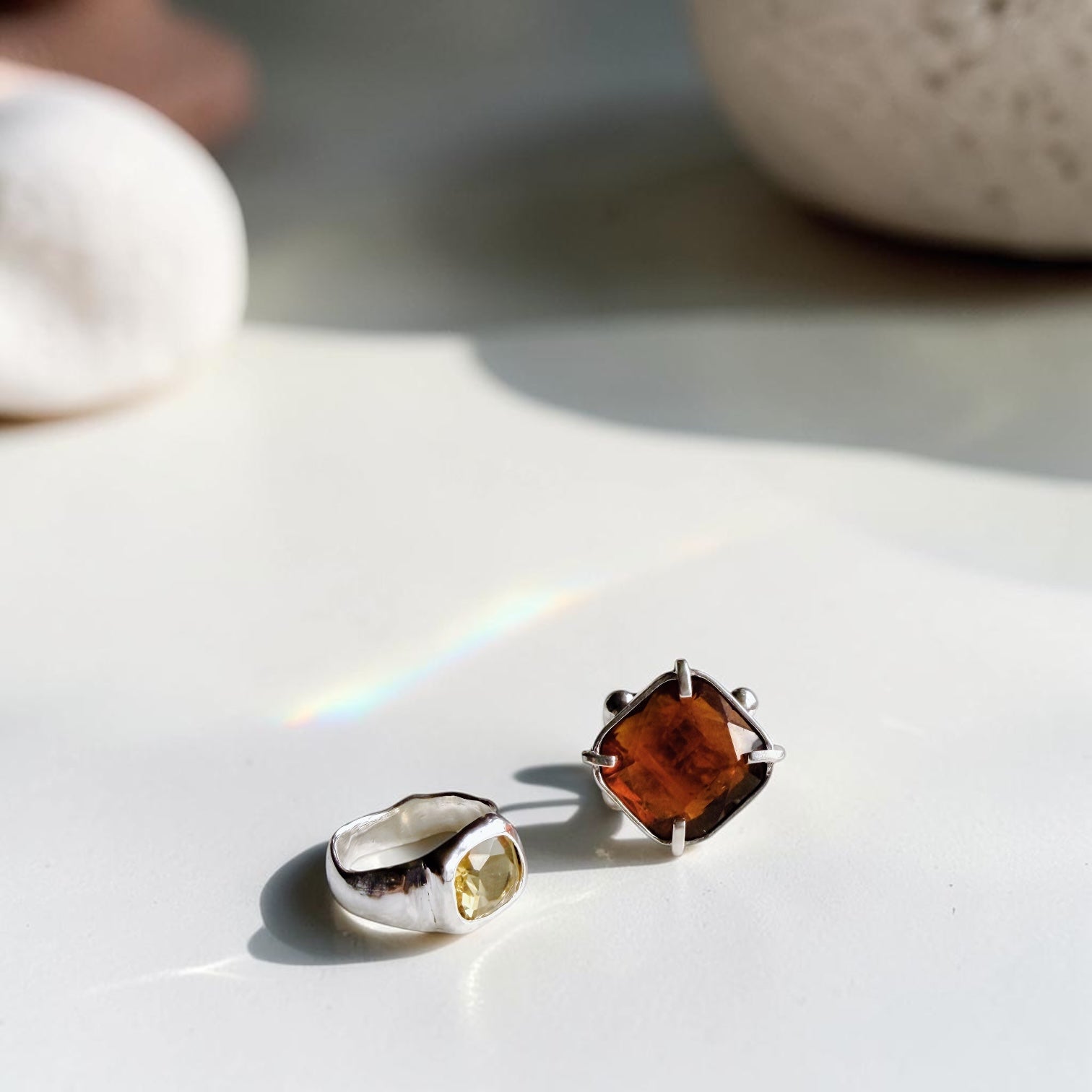 Anillo Soberana - Ámbar