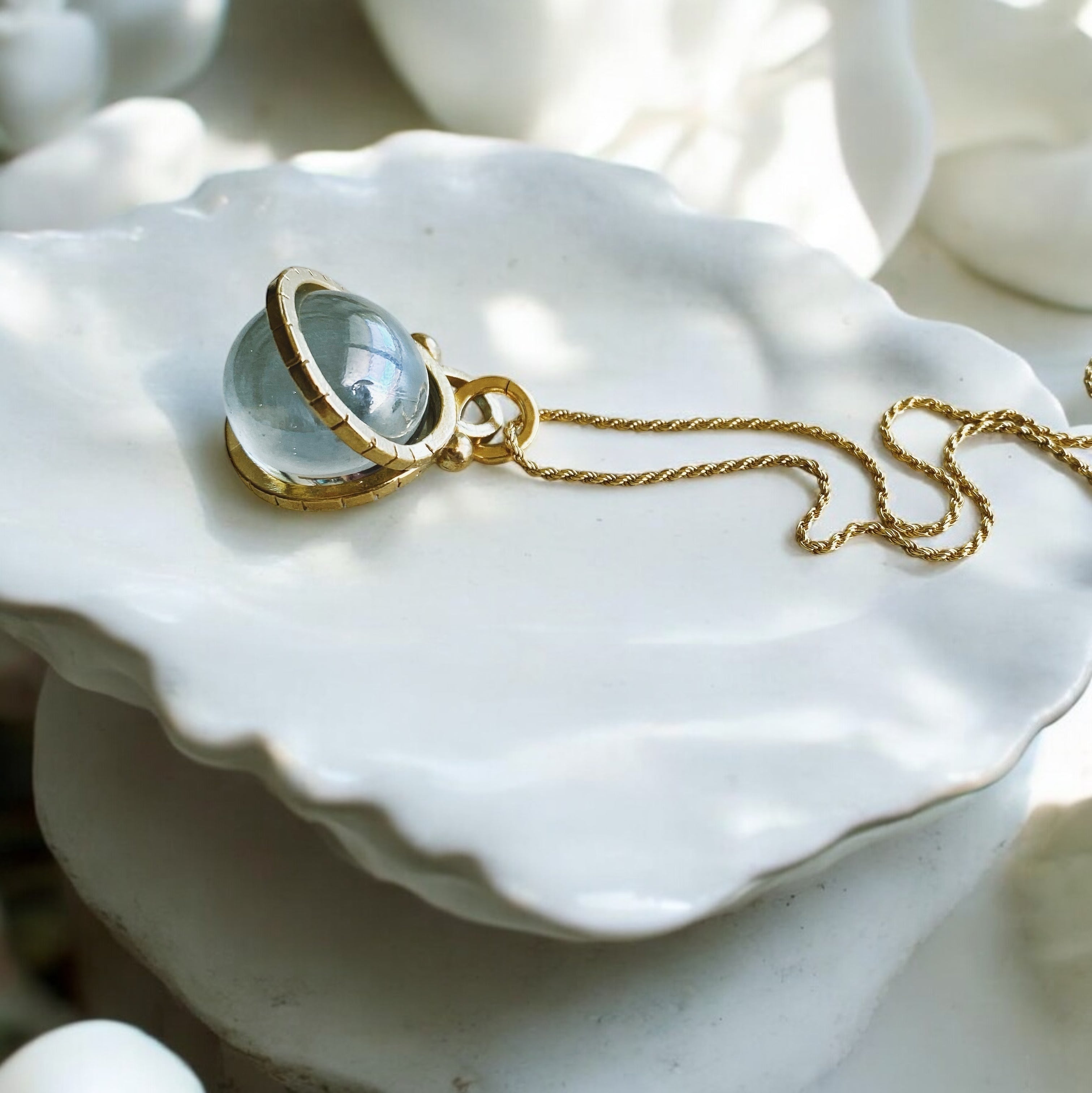 Collar Halo Aura Silver “xs” Gold