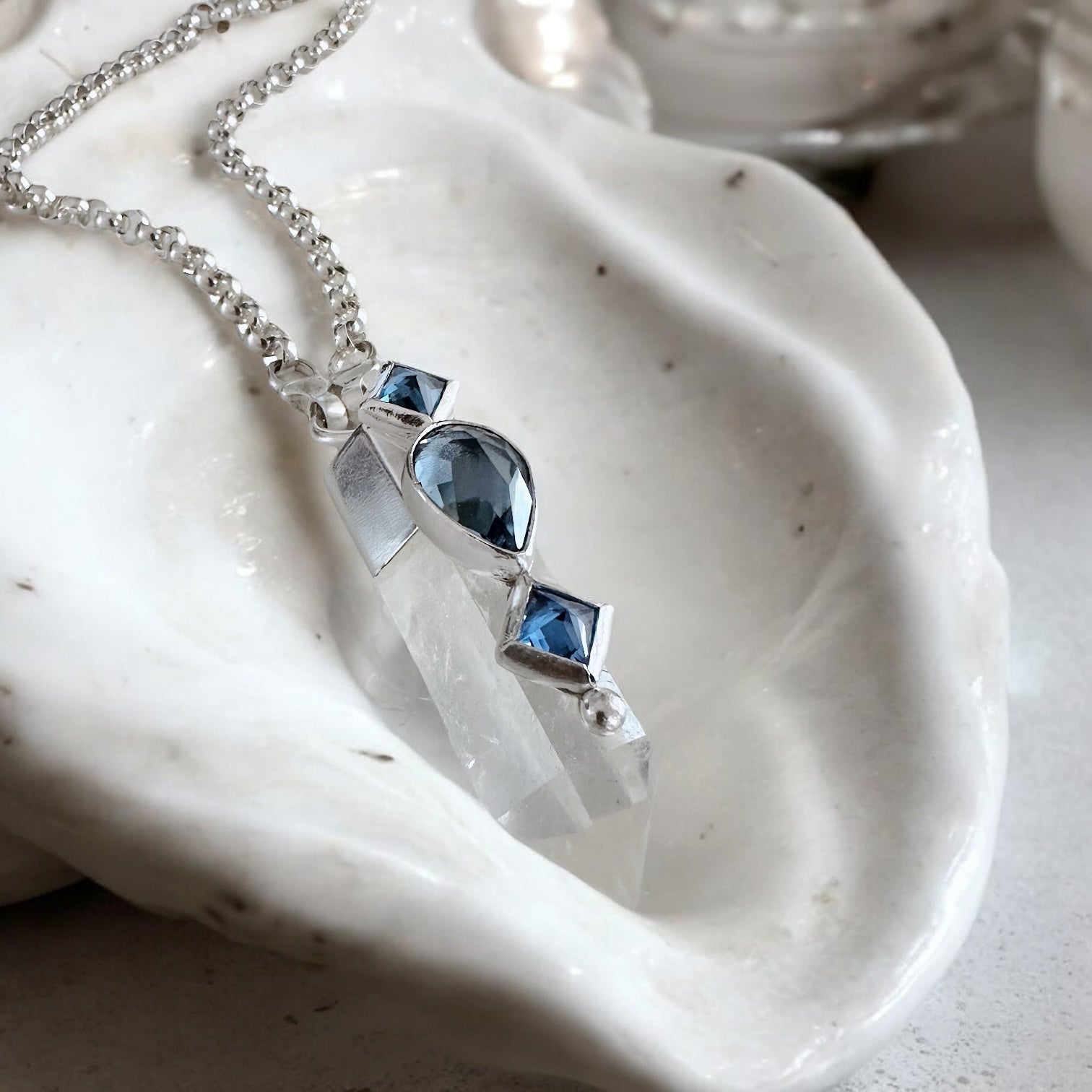 Colgante Punta Cuarzo Paraíso V