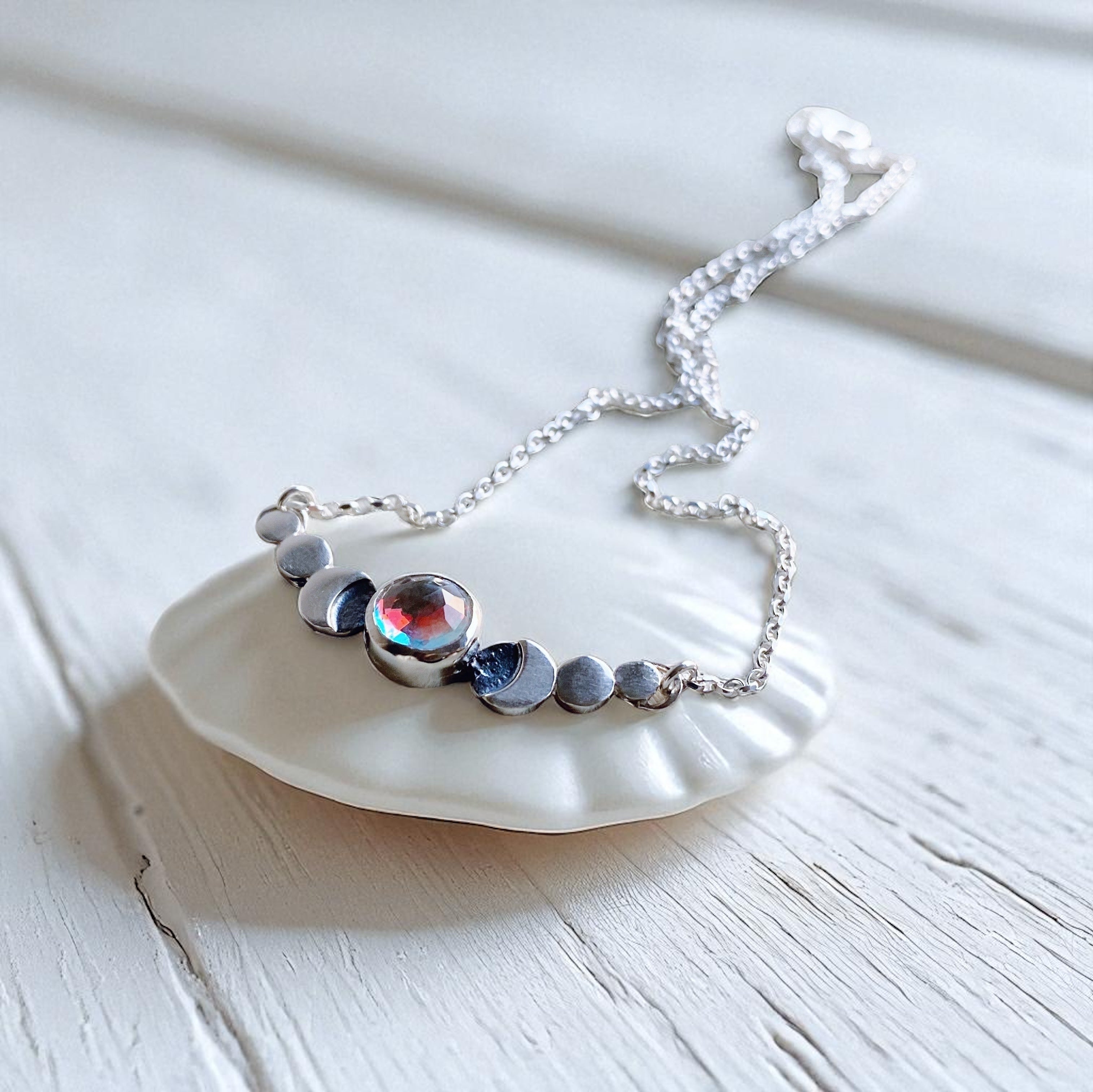 Collar Fases Very Moon Aurora Boreal