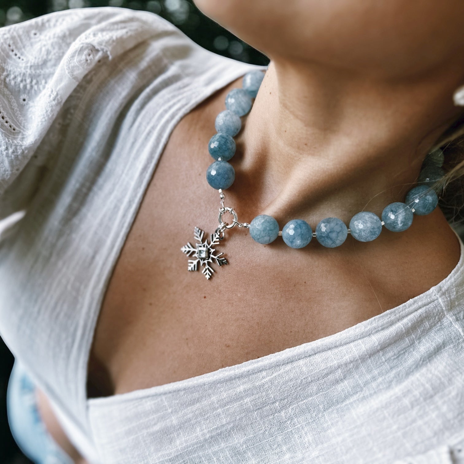 Collar Vilma - Aquamarine