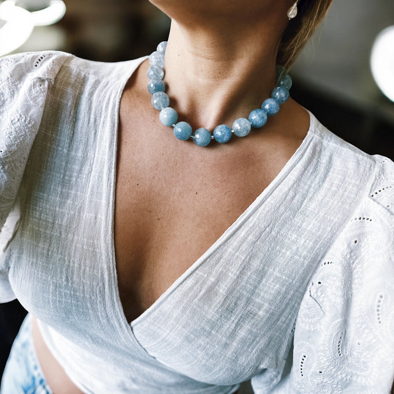 Collar Vilma - Aquamarine