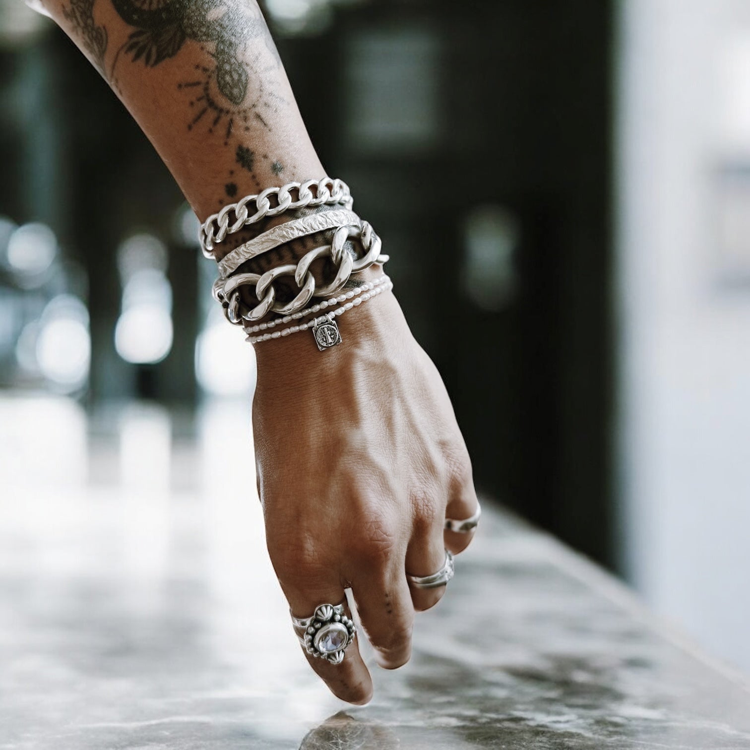 Pulsera Mini Escapulario San Benito