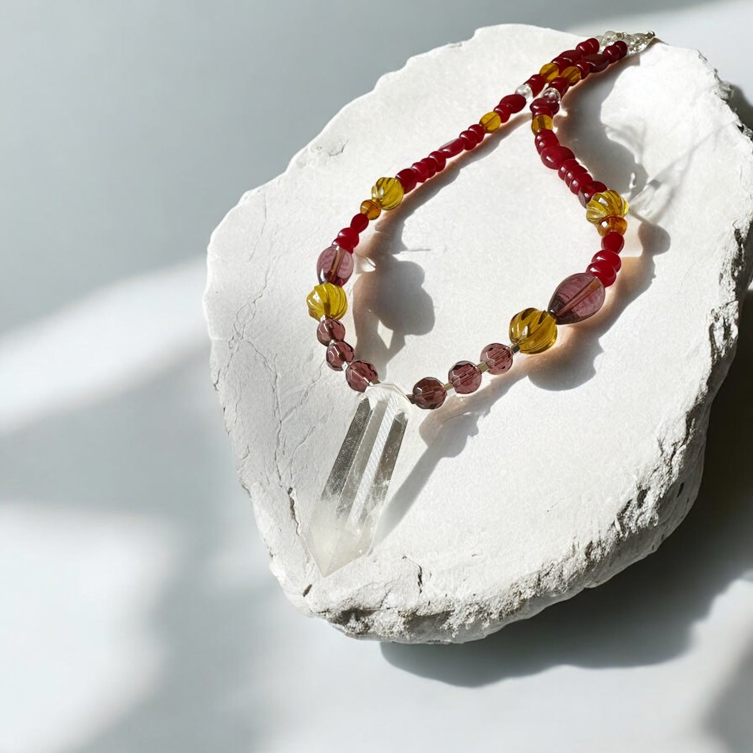 Collar Tibetano - Berry Negroni