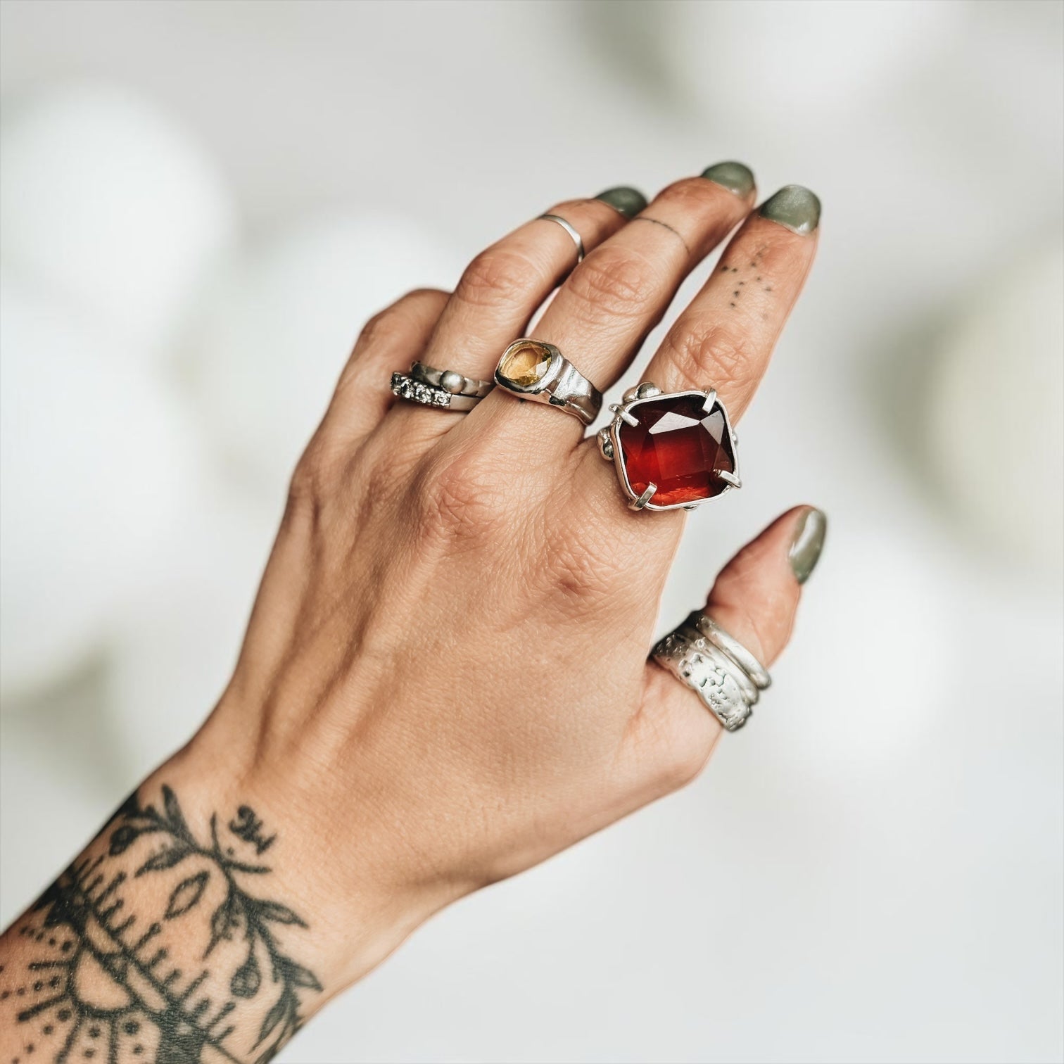 Anillo Soberana - Ámbar