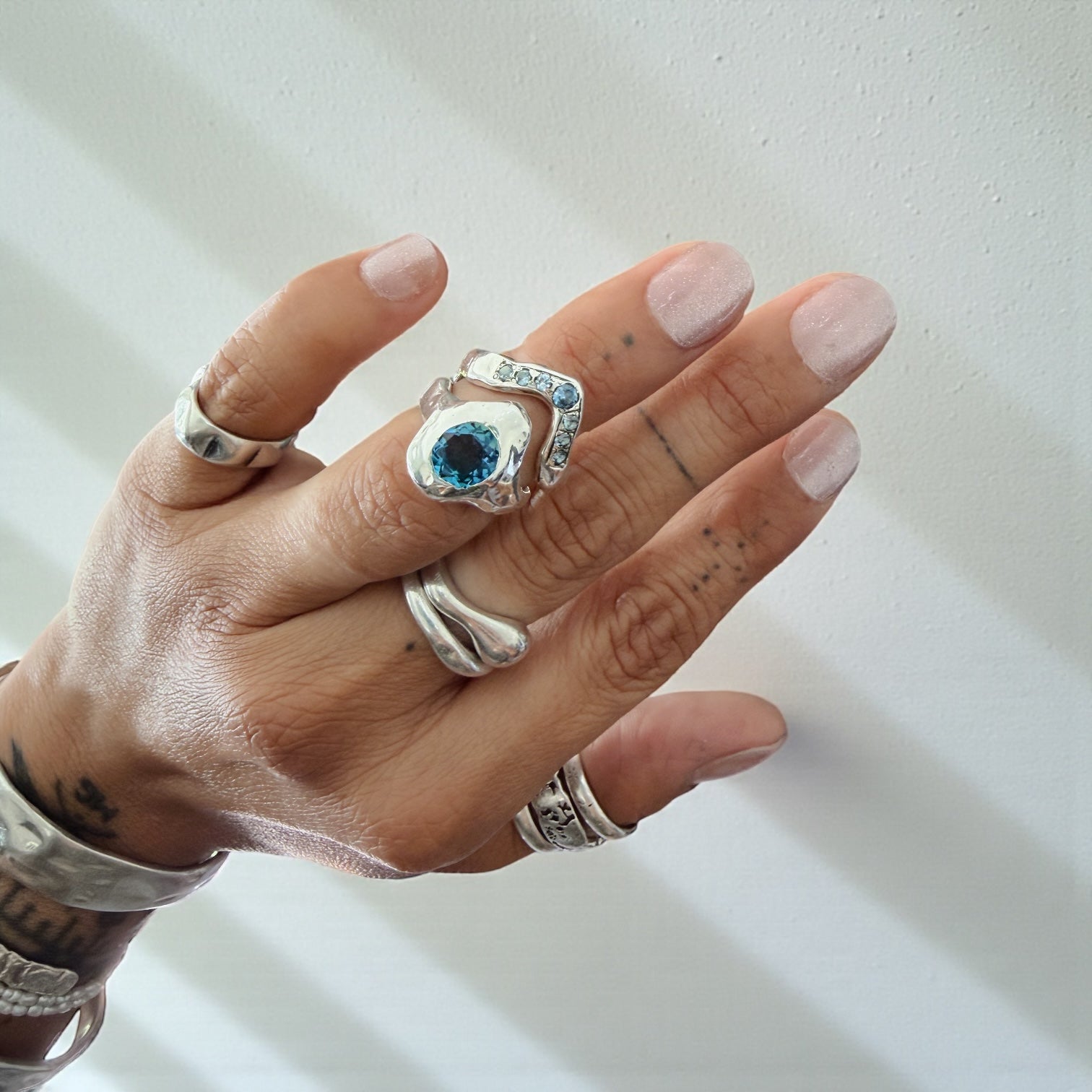 Anillo Wishbone Duo - talla 9