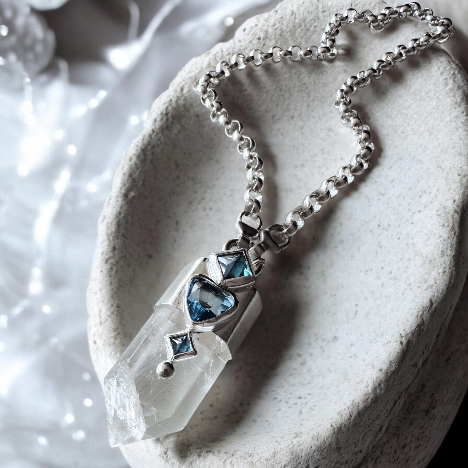 Colgante Punta Cuarzo Paraíso IV