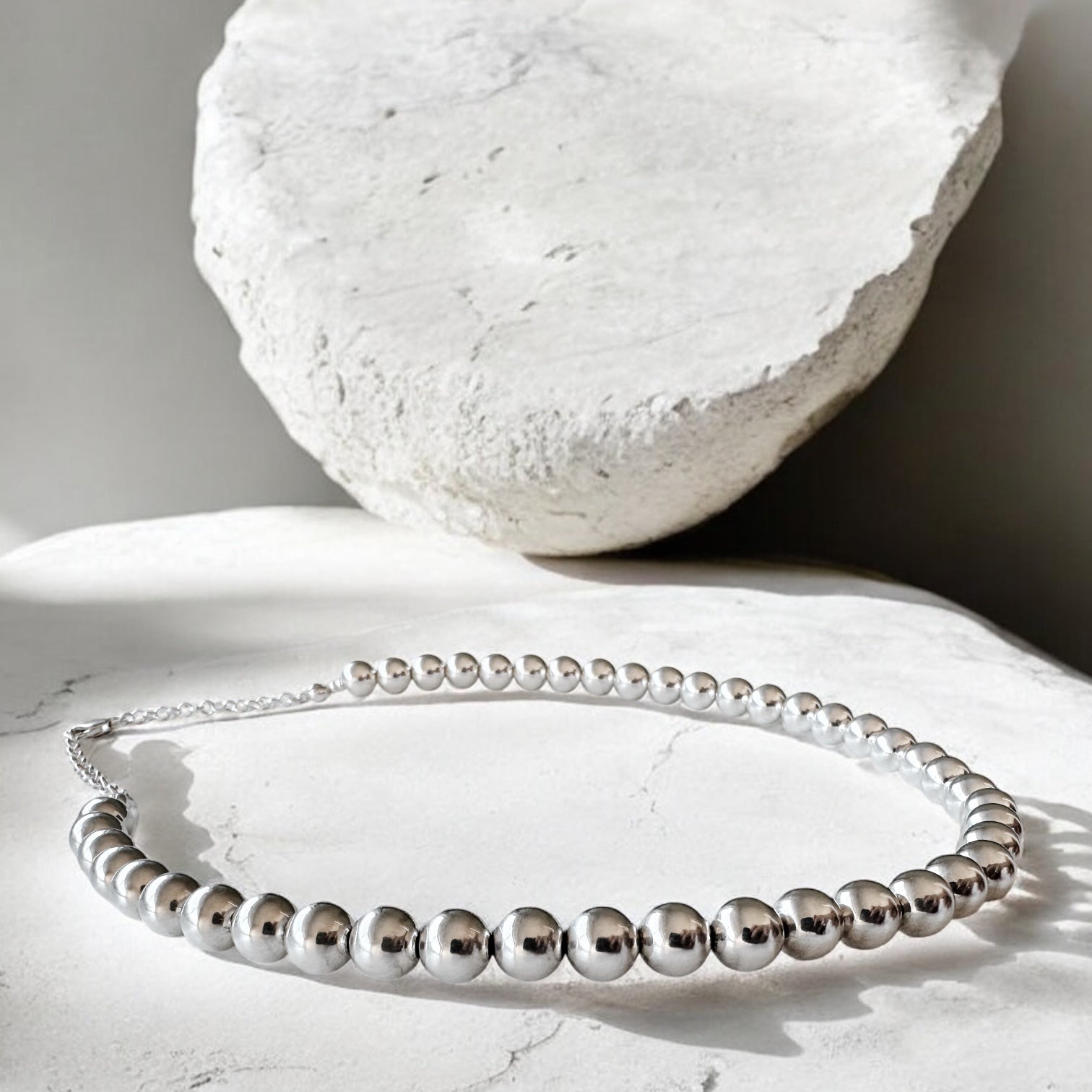 Collar Rocking Bolera Total Silver - Talla M y S