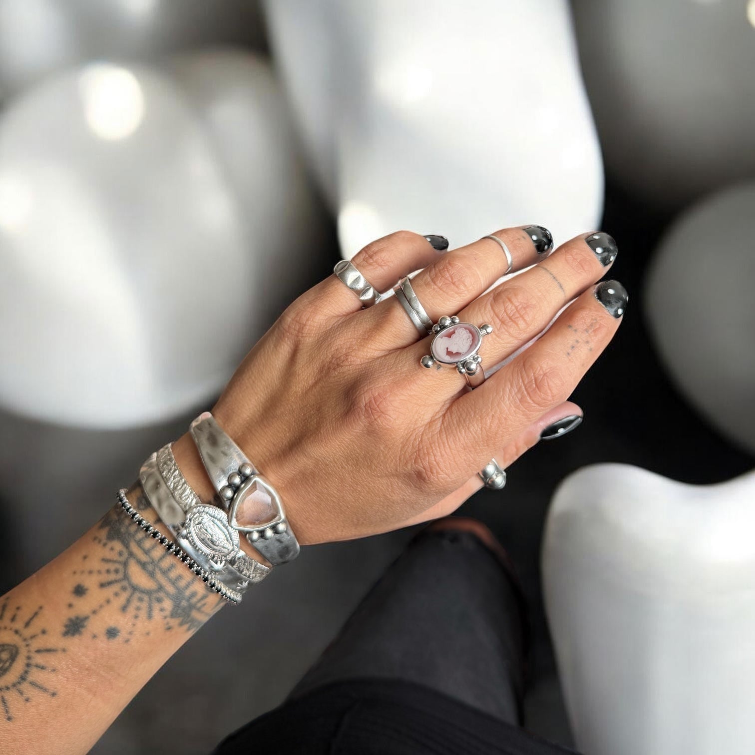 Anillo Camafeo Aurelia - Carmín