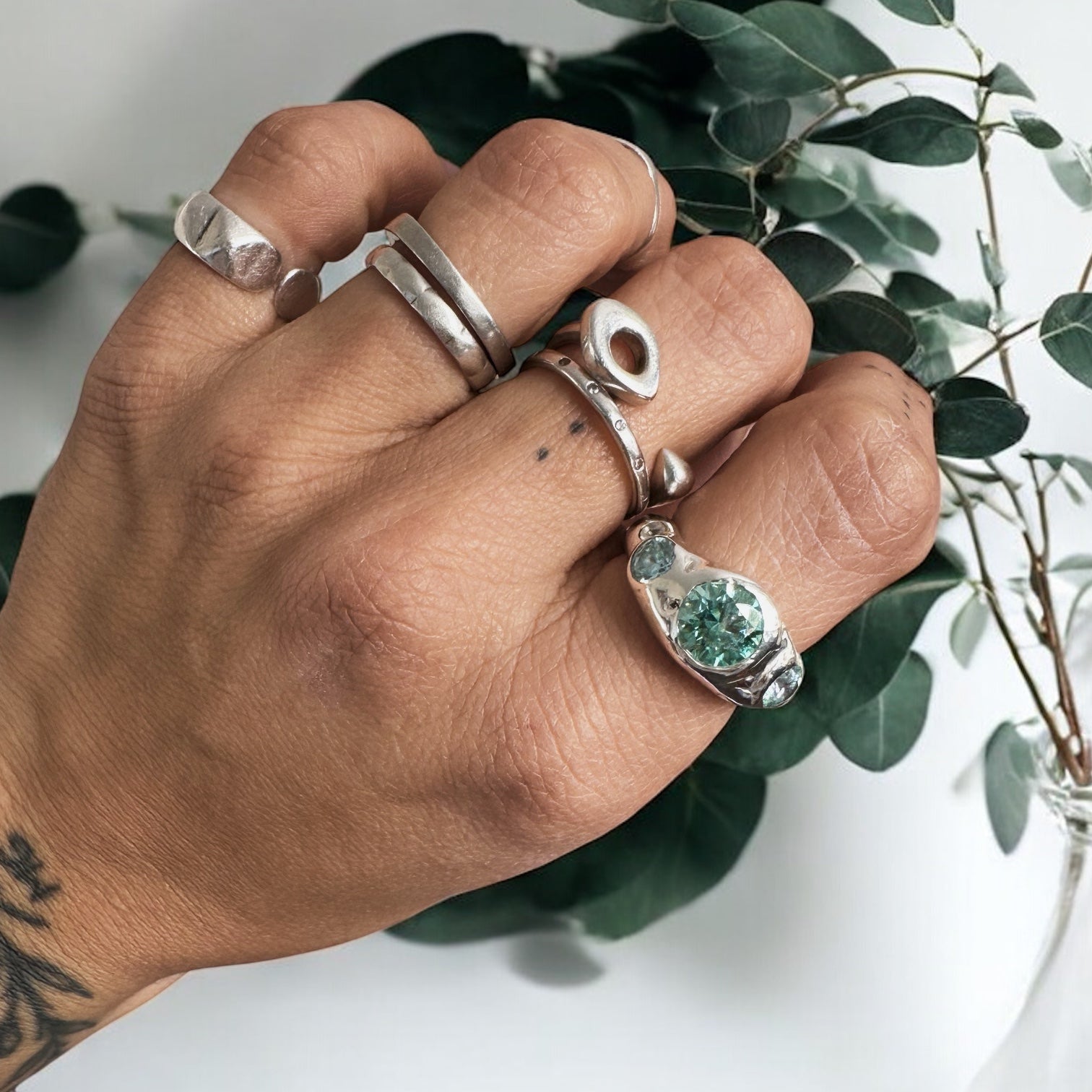 Anillo Silencio y Calma - talla