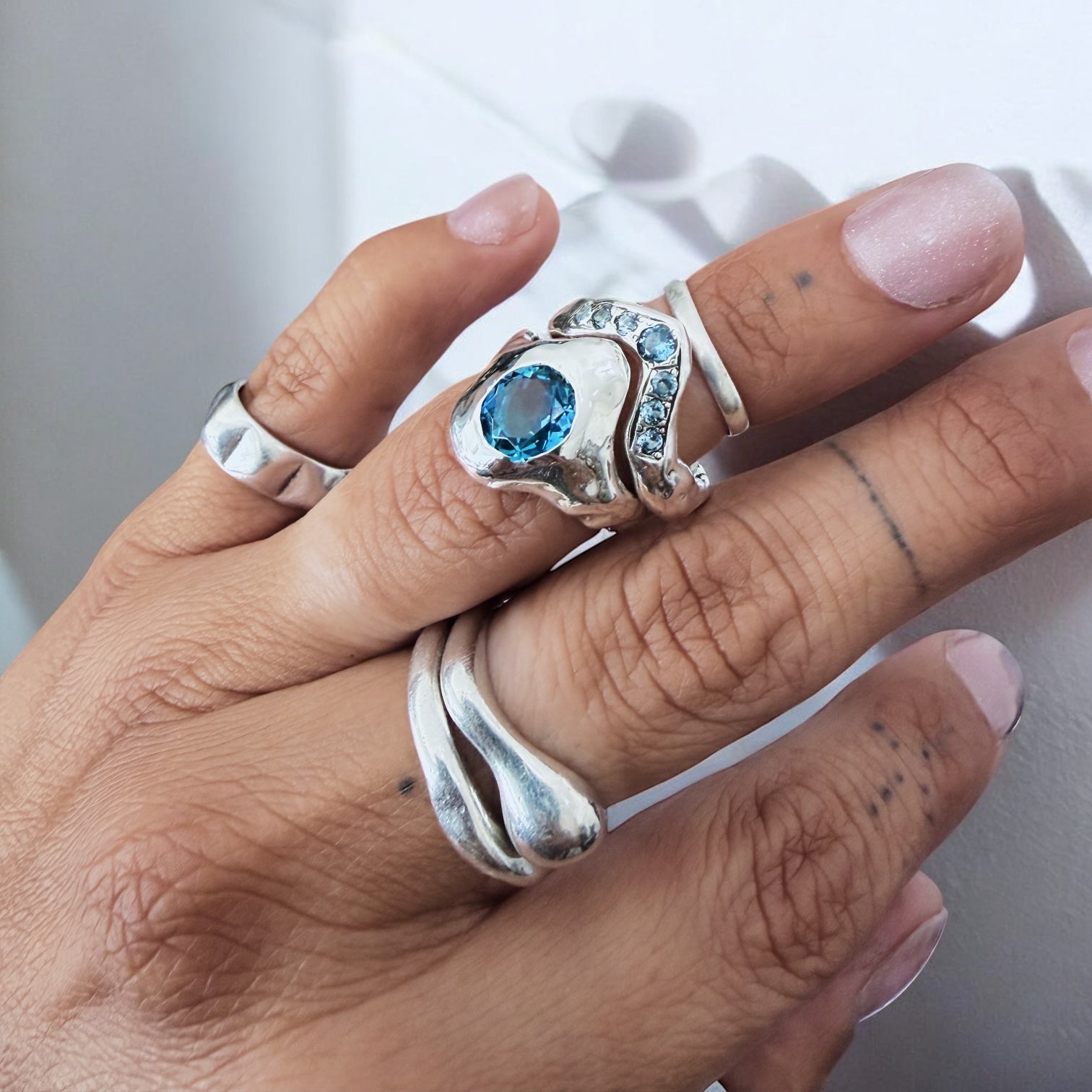 Anillo Wishbone Duo - talla 9