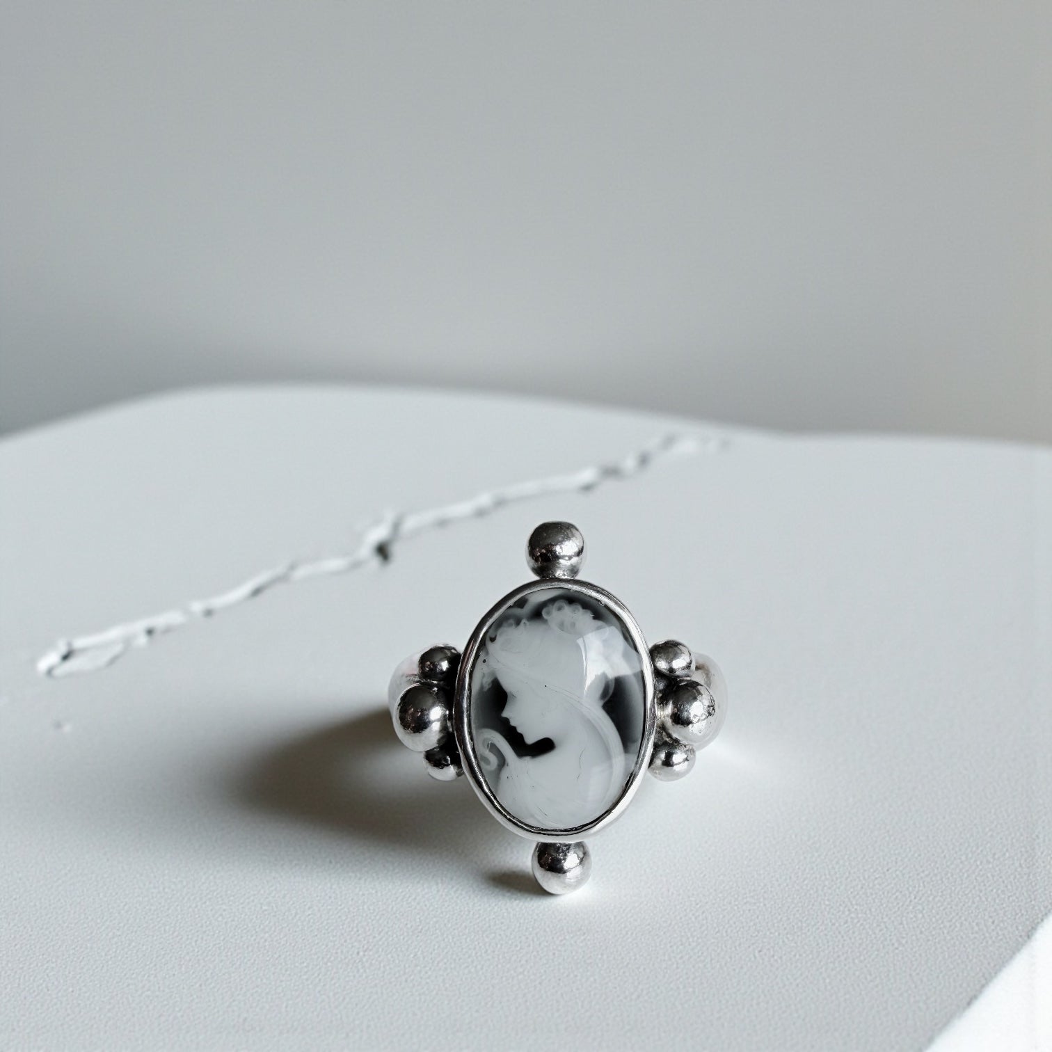 Anillo Camafeo Aurelia - Black