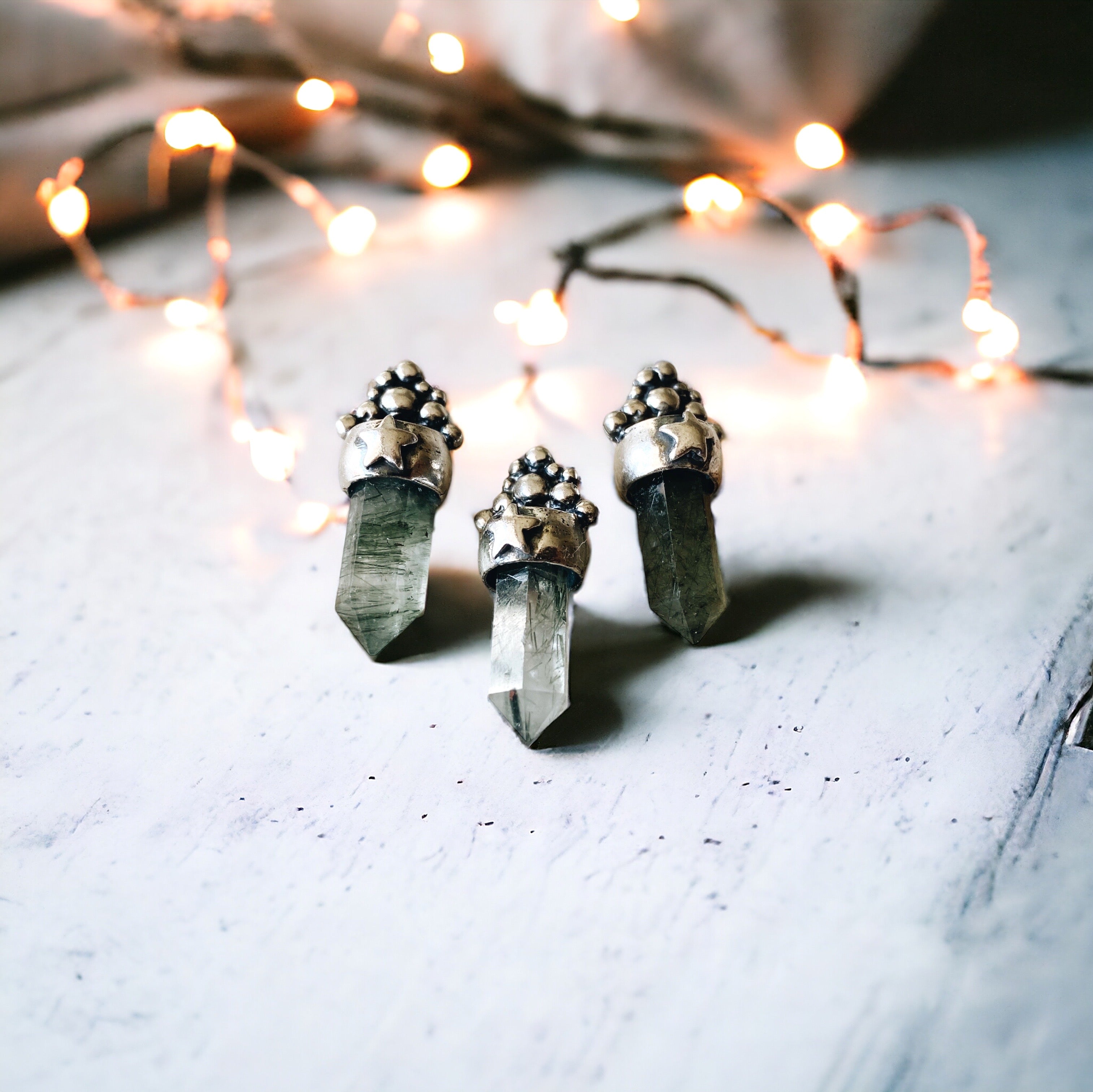 Colgante Punta Estrella Reina Epidoto