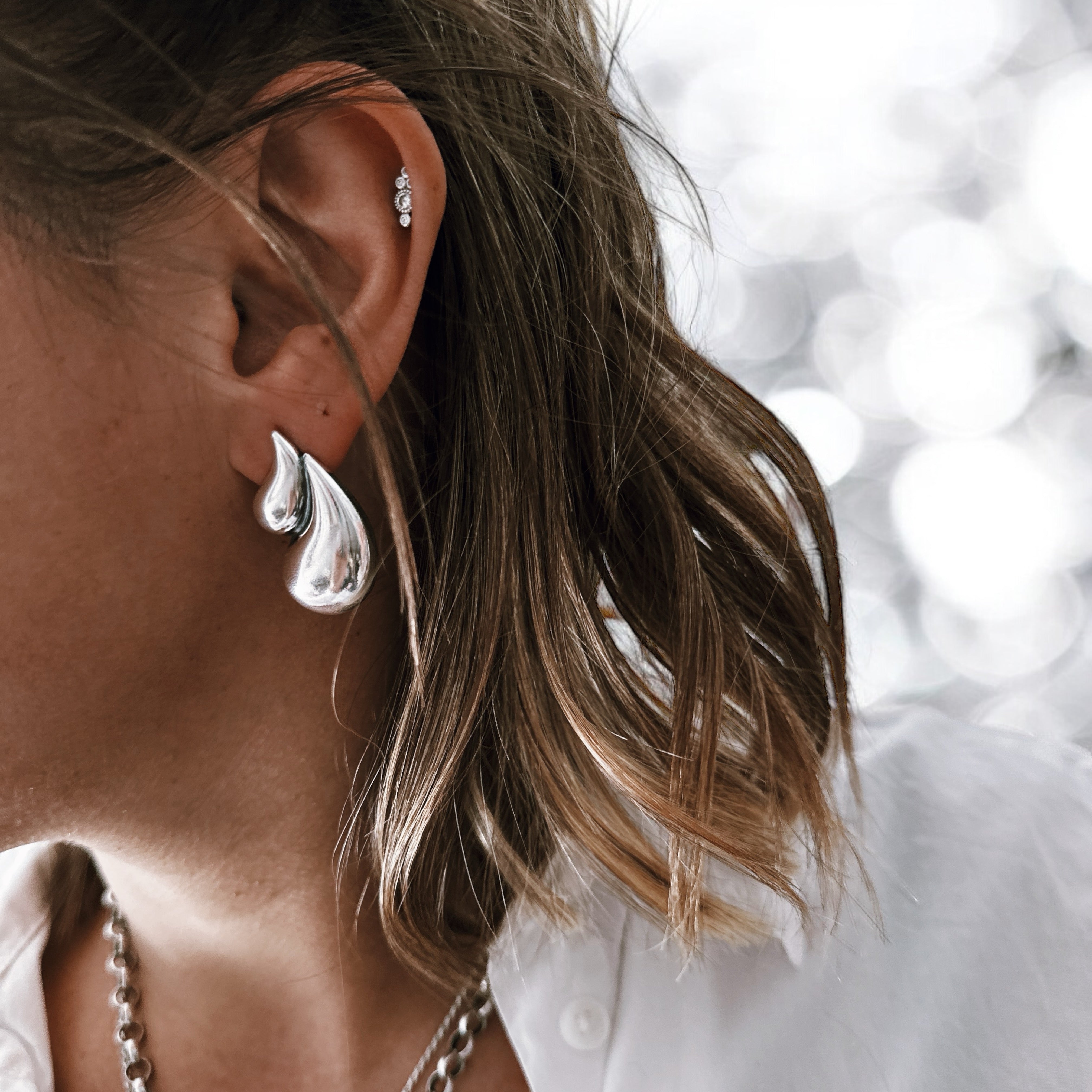 Aros Gota Doble baby