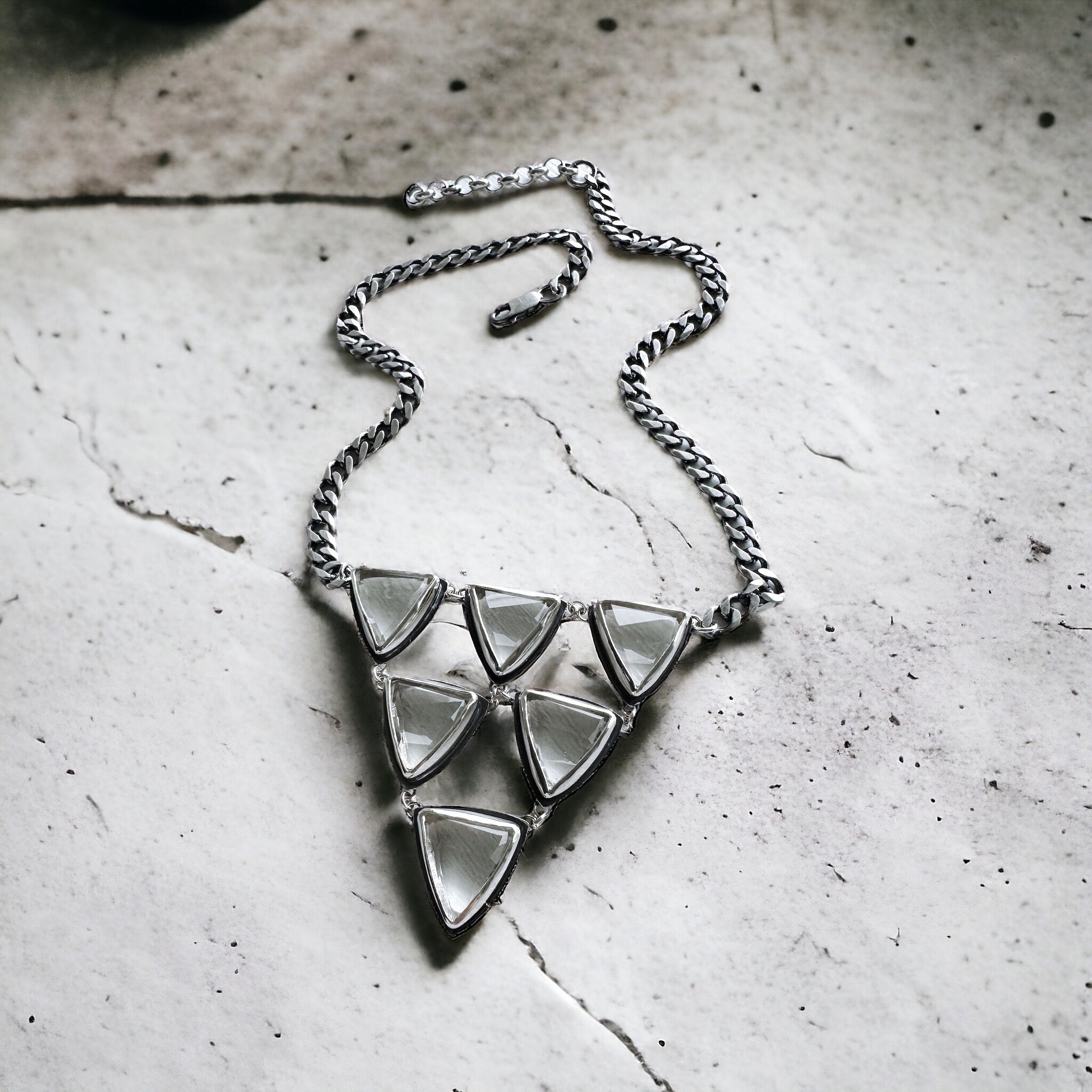Collar Geometría Sagrada - White - PREVENTA