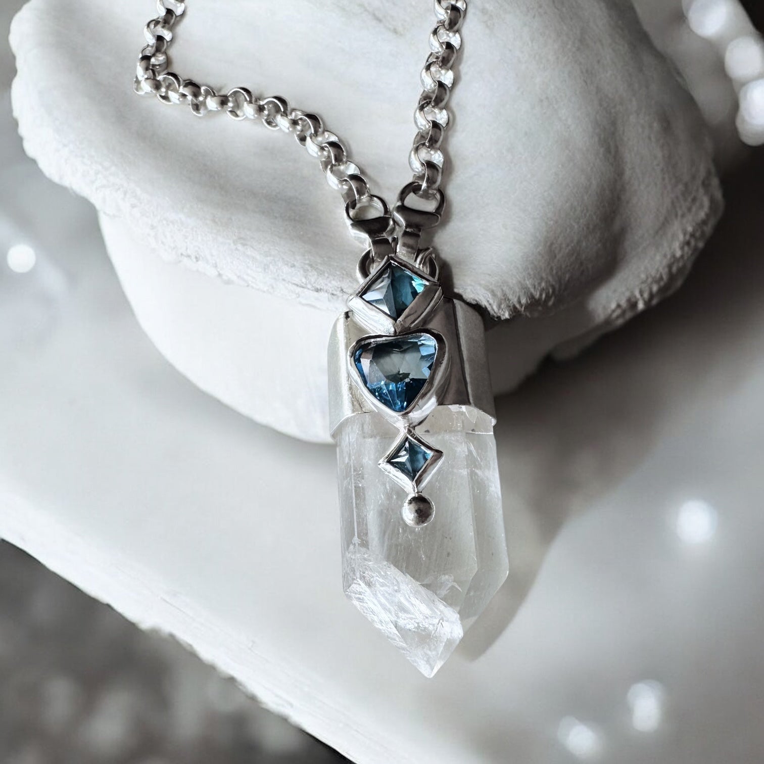 Colgante Punta Cuarzo Paraíso IV