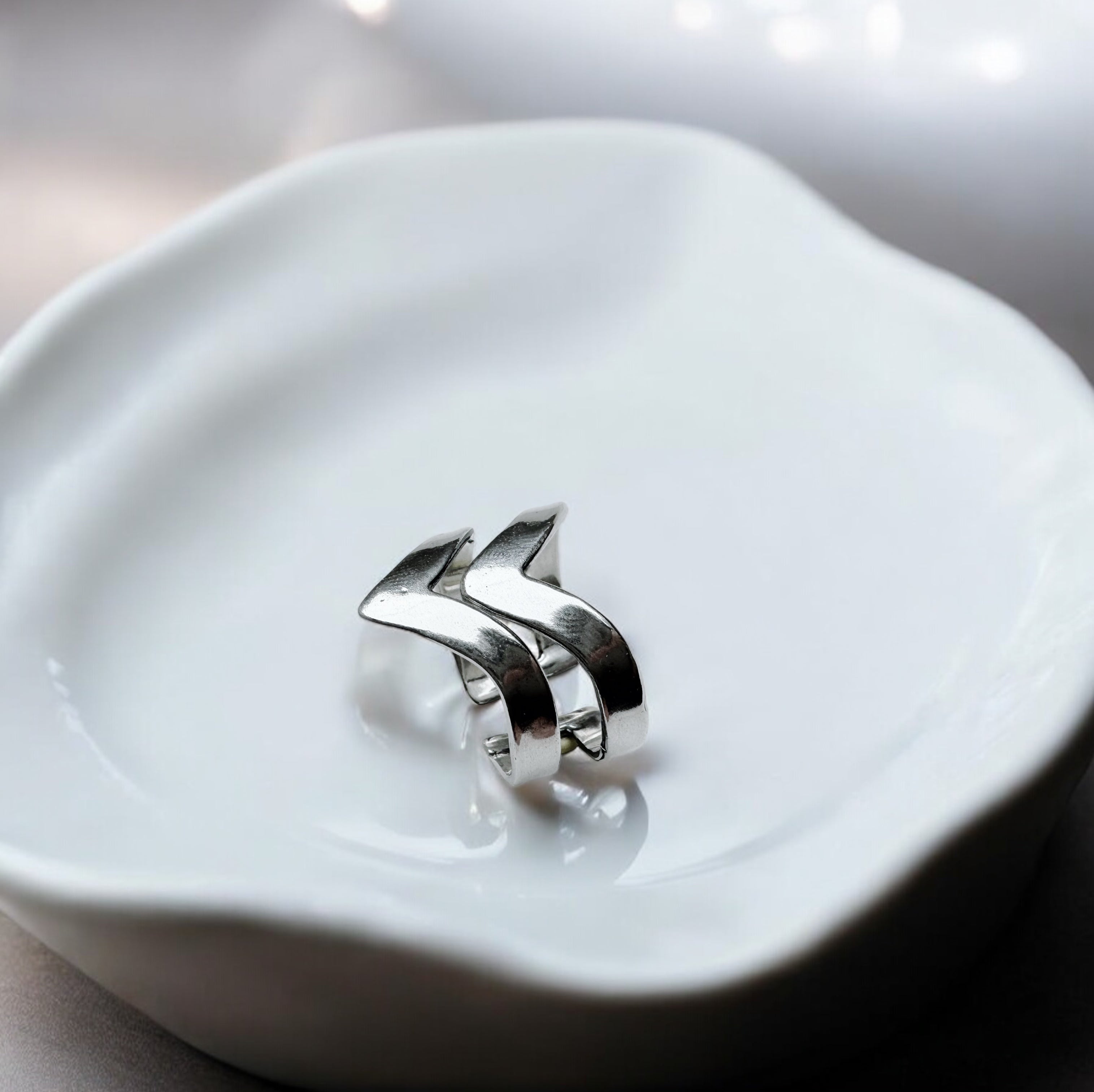 Anillo Doble Chevron