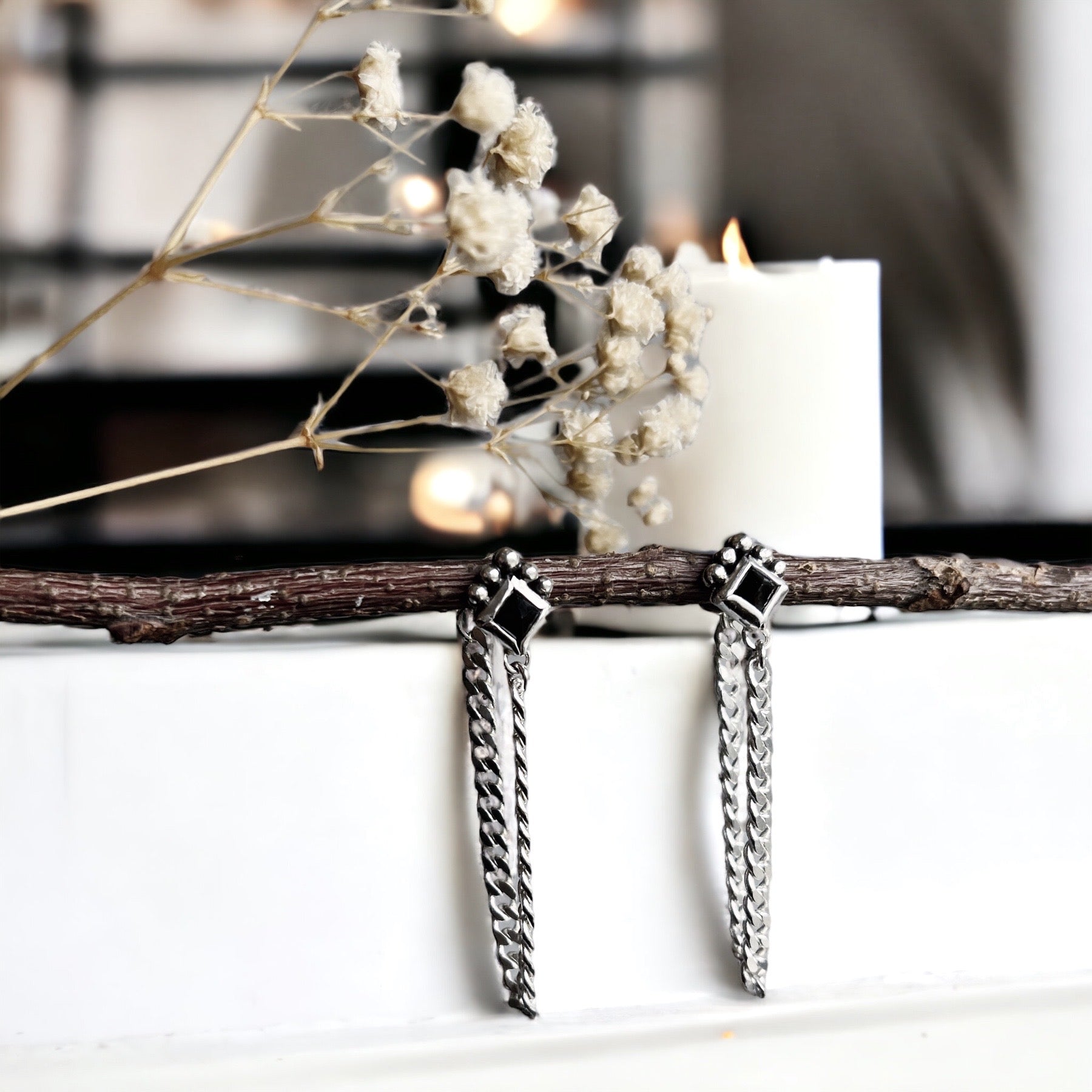 Aros encadenado onix