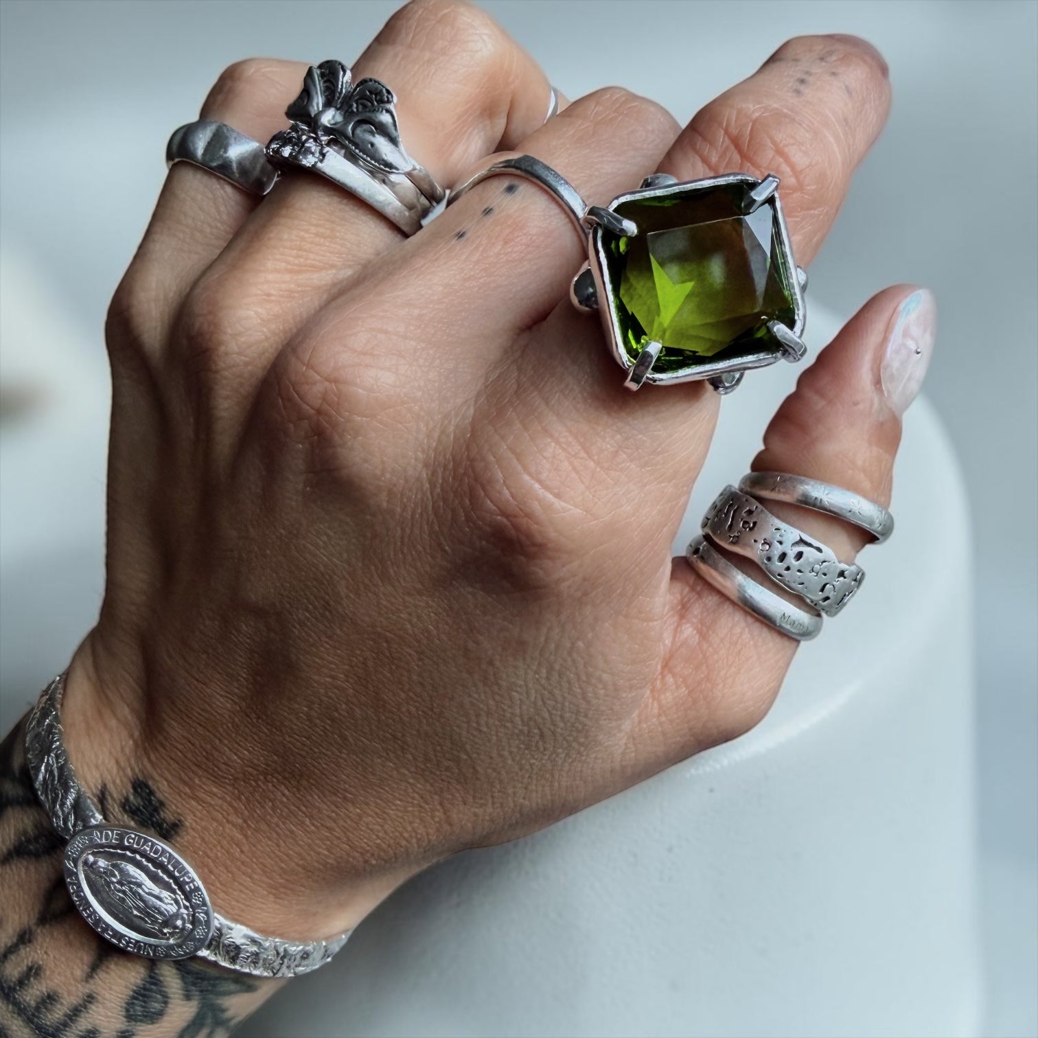Anillo Soberana - Green Apple